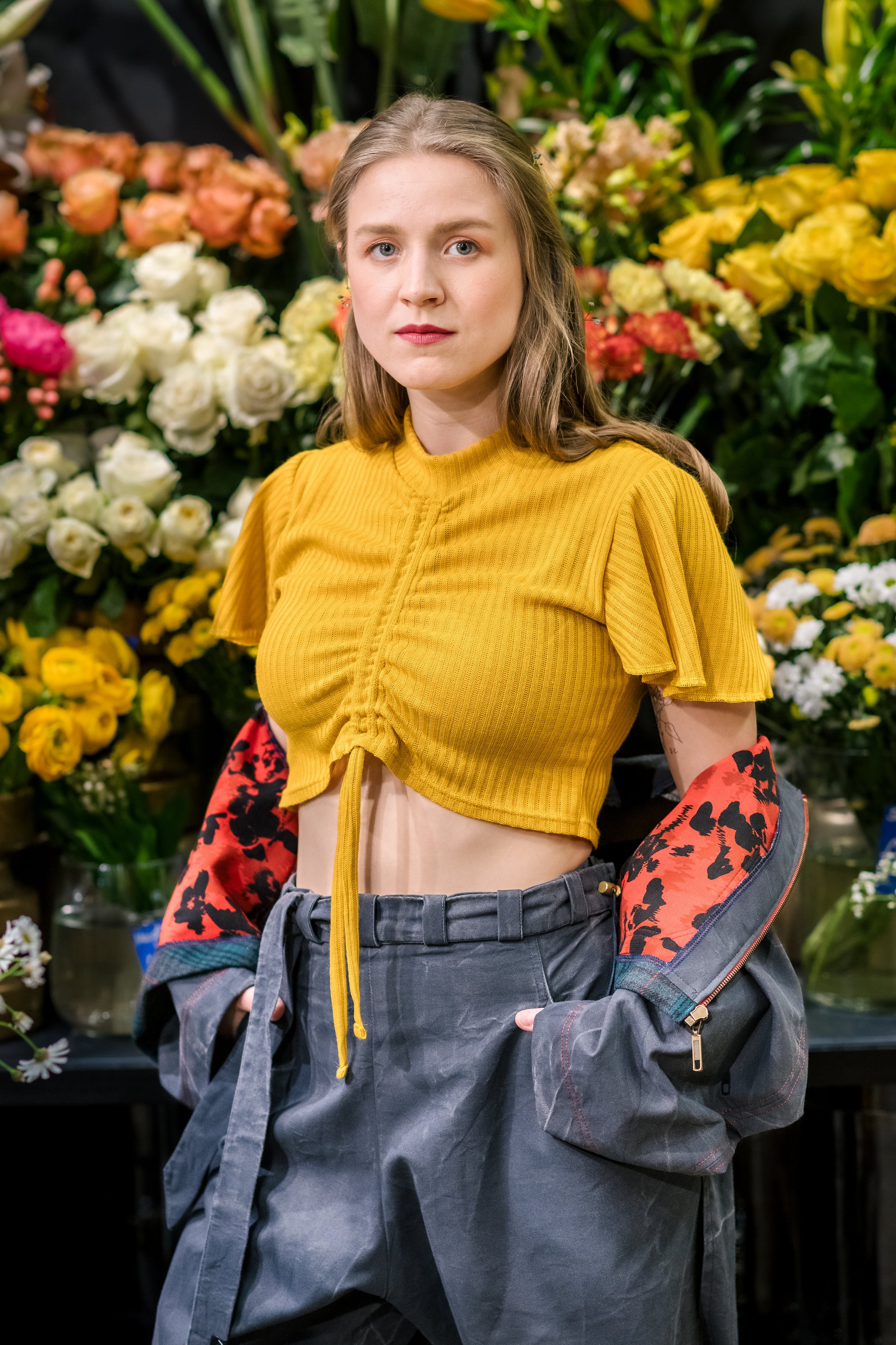 KORE/PERSEPHONE Jersey Crop Top | short sleeves (more colours available)