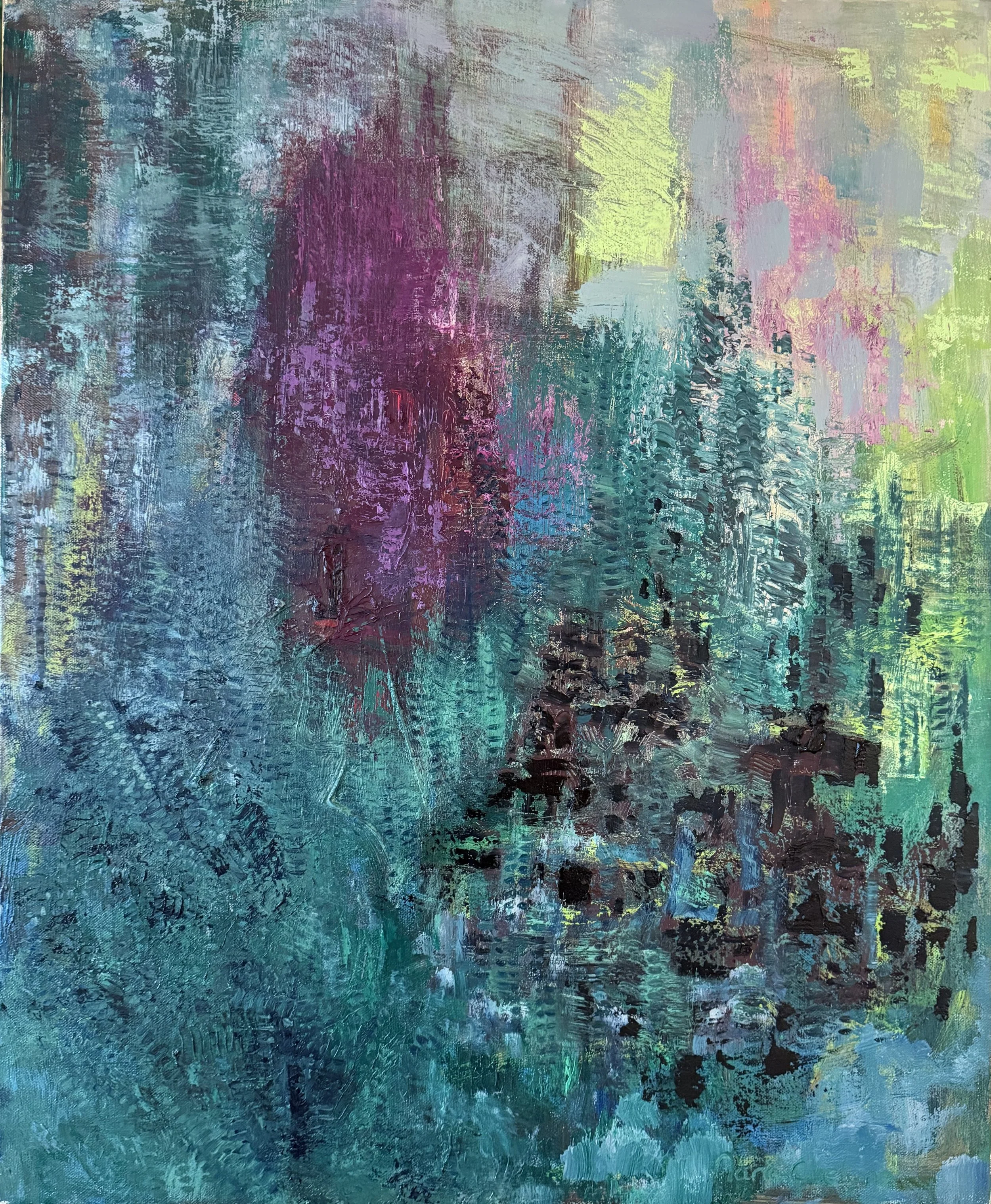 Songe de jour - Mixte 
Majeure : peinture à l’huile - 61x50 - 2026
