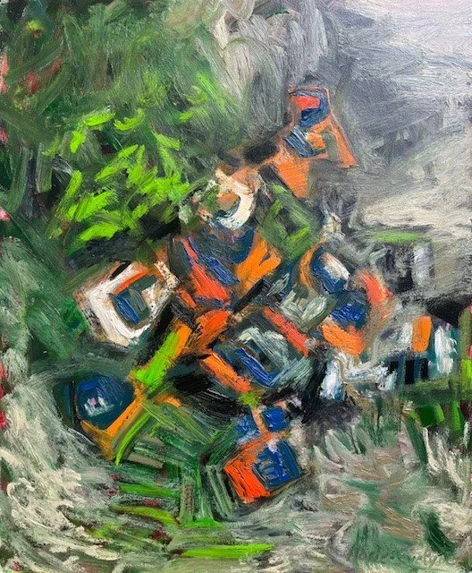 Minotaure - huile sur toile - 60x50cm - 2024