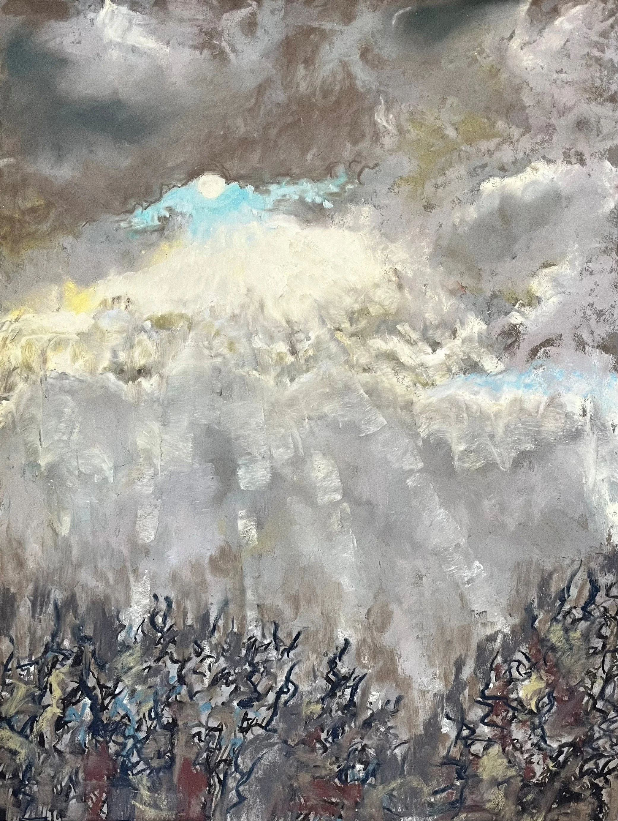 Percée - pastel sec - 40x30 cm - 2023