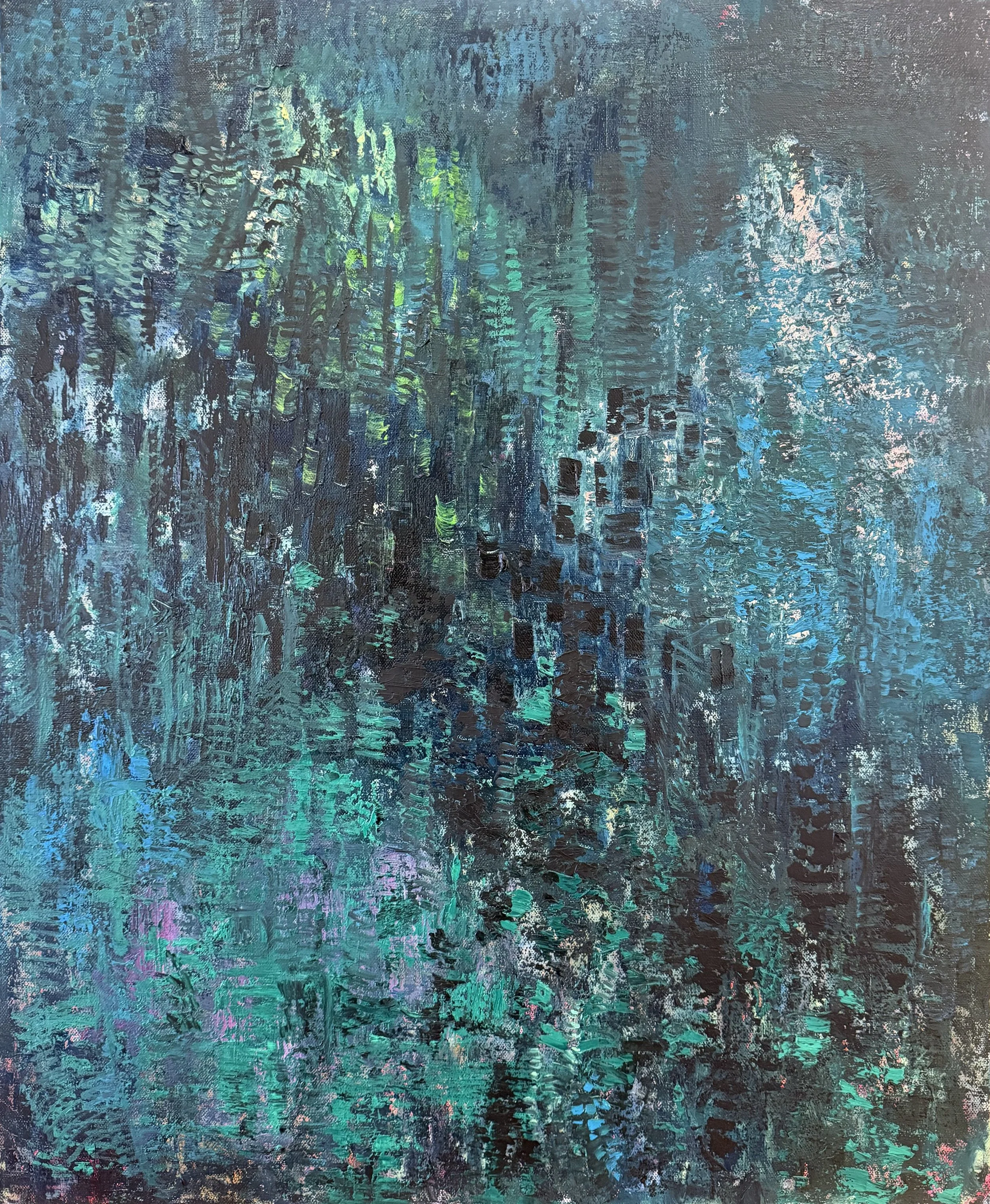 Songe de nuit - Mixte 
Majeure : peinture à l’huile - 61x50 - 2026
