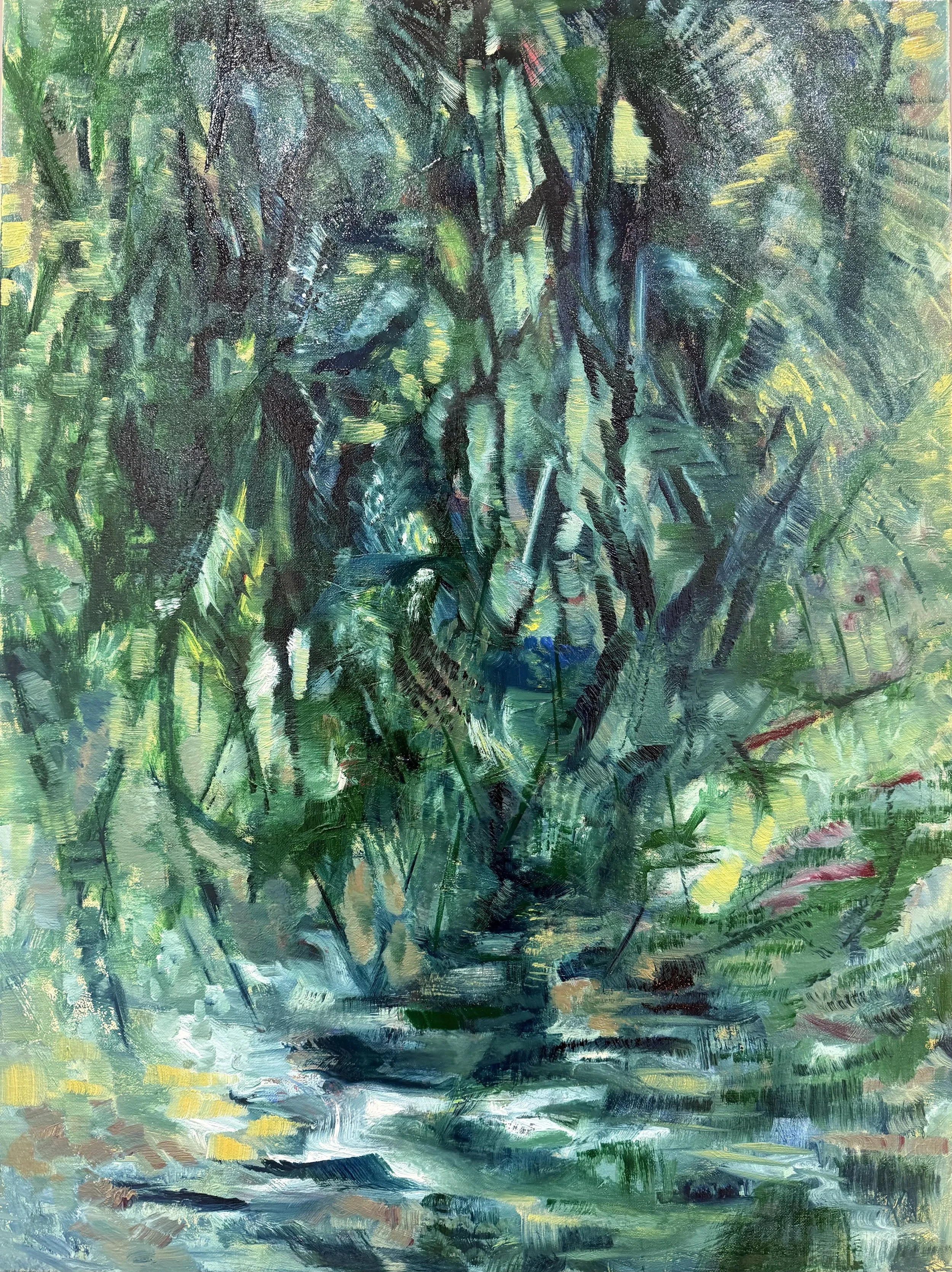 Reflet 5 - Mixte 
Majeure : peinture à l’huile - 80x60cm - 2026
