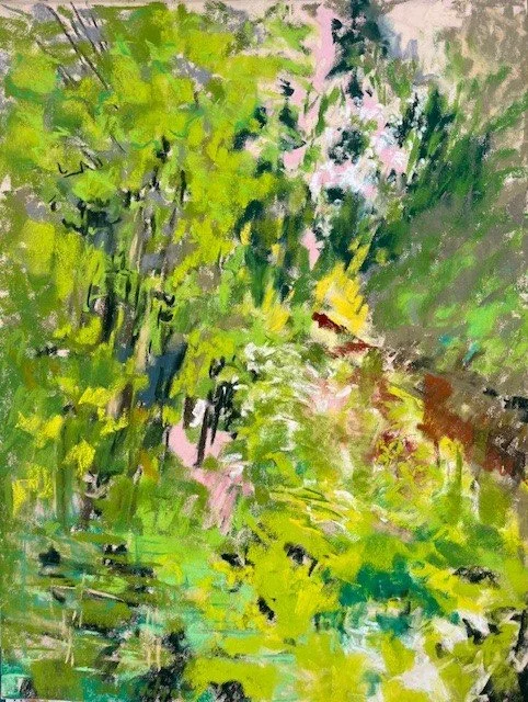 Retour de Madère - pastel sec sur papier technique - 40x30cm - 2024