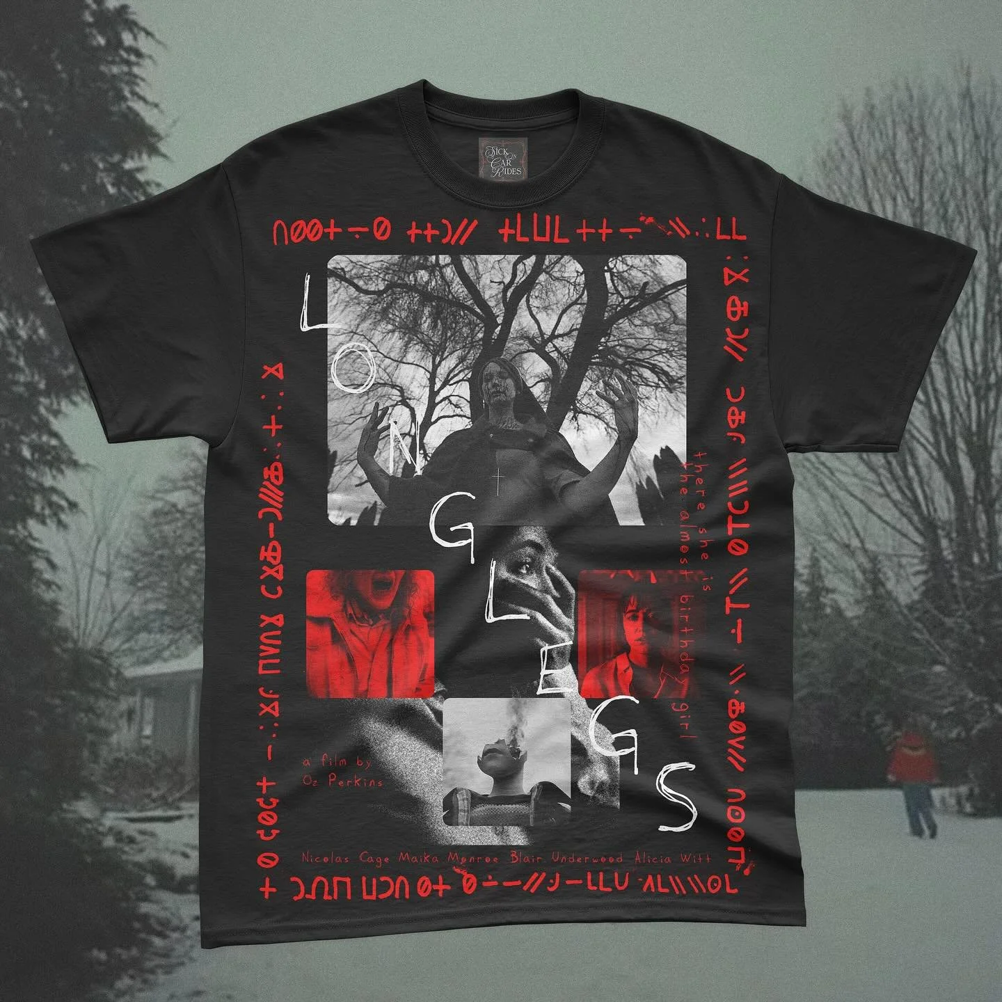 LONGLEGS (2024) - a movie by Oz Perkins
.
.
#longlegs #longlegsmovie #nicolascage #maikamonroe #horrormovie #fandesign #graphicdesign #tshirtdesign #teedesign #fanart #horrorfan