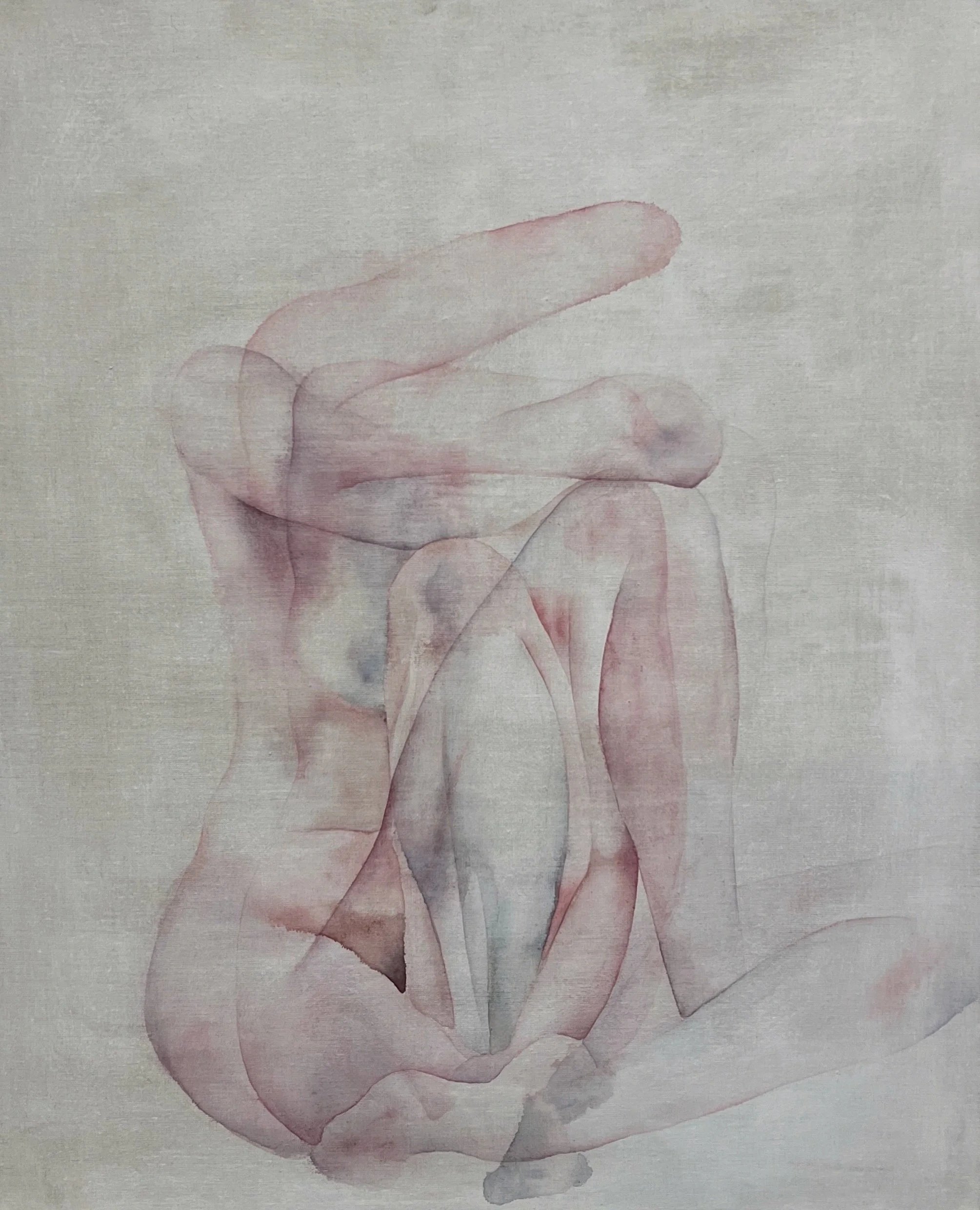 “Dazed”
70cm x 85cm
Watercolor on linen