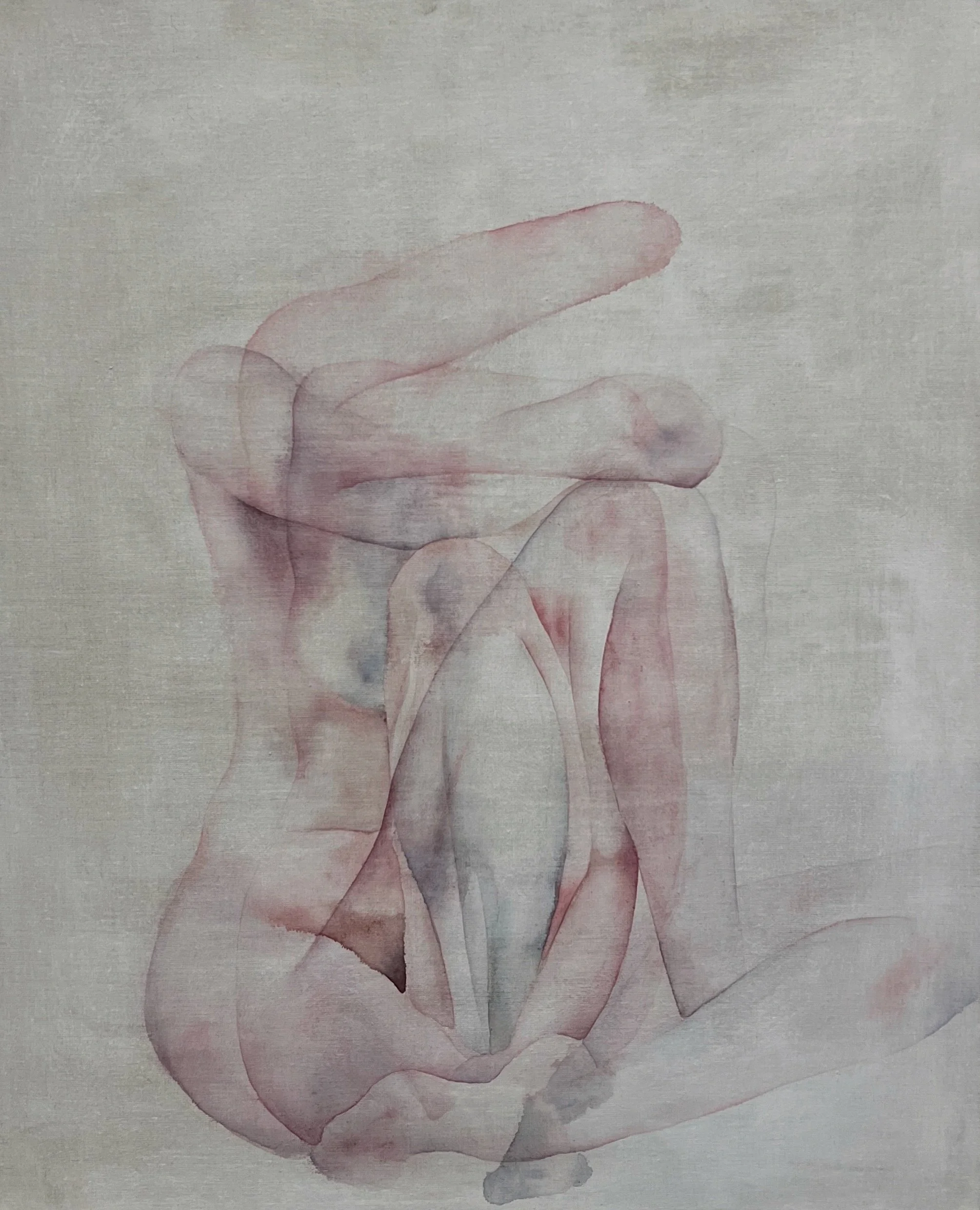 “Dazed”
70cm x 85cm
Watercolor on linen