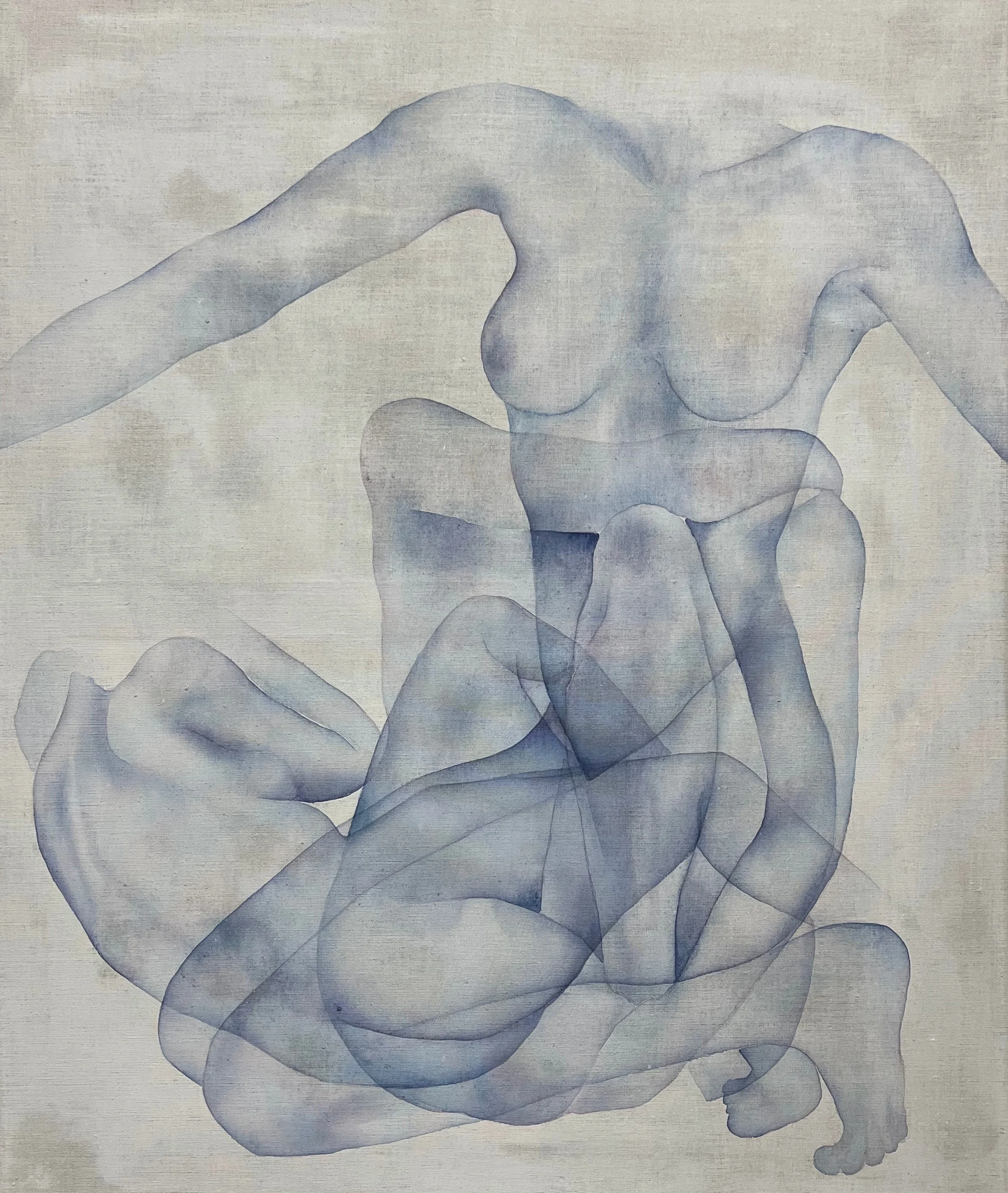 Untitled
80cm x 95cm 
Watercolor on linen