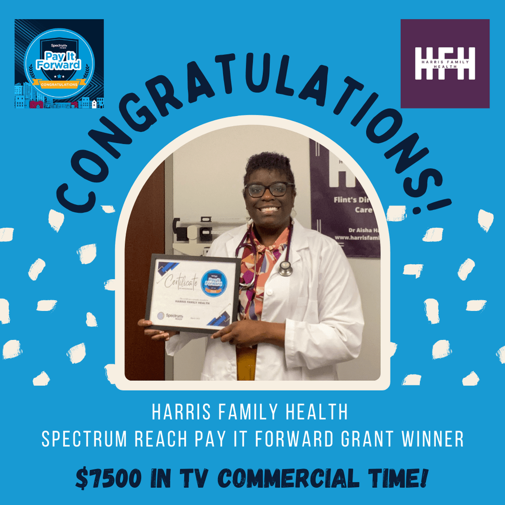 Spectrum Reach Pay It Forward Grant Winner — Harris Family Health