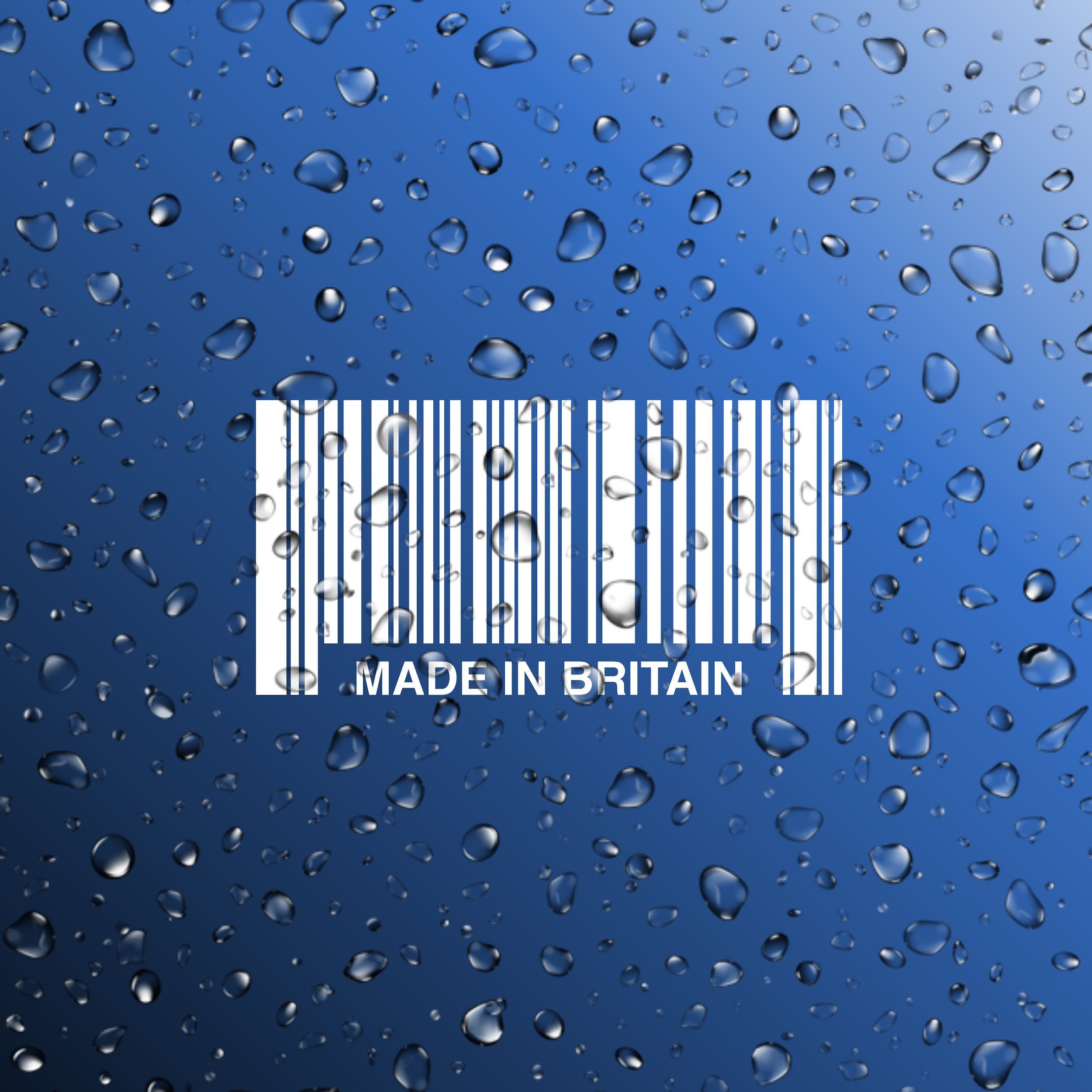 Made in Britain Barcode Vinyl Decal JDM Car Scene