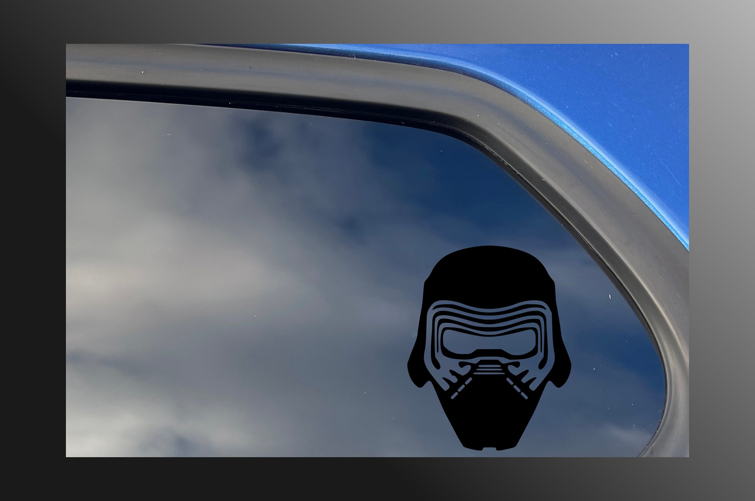 Star Wars Kylo Ren Ben Solo Helmet Fun Vinyl Decal