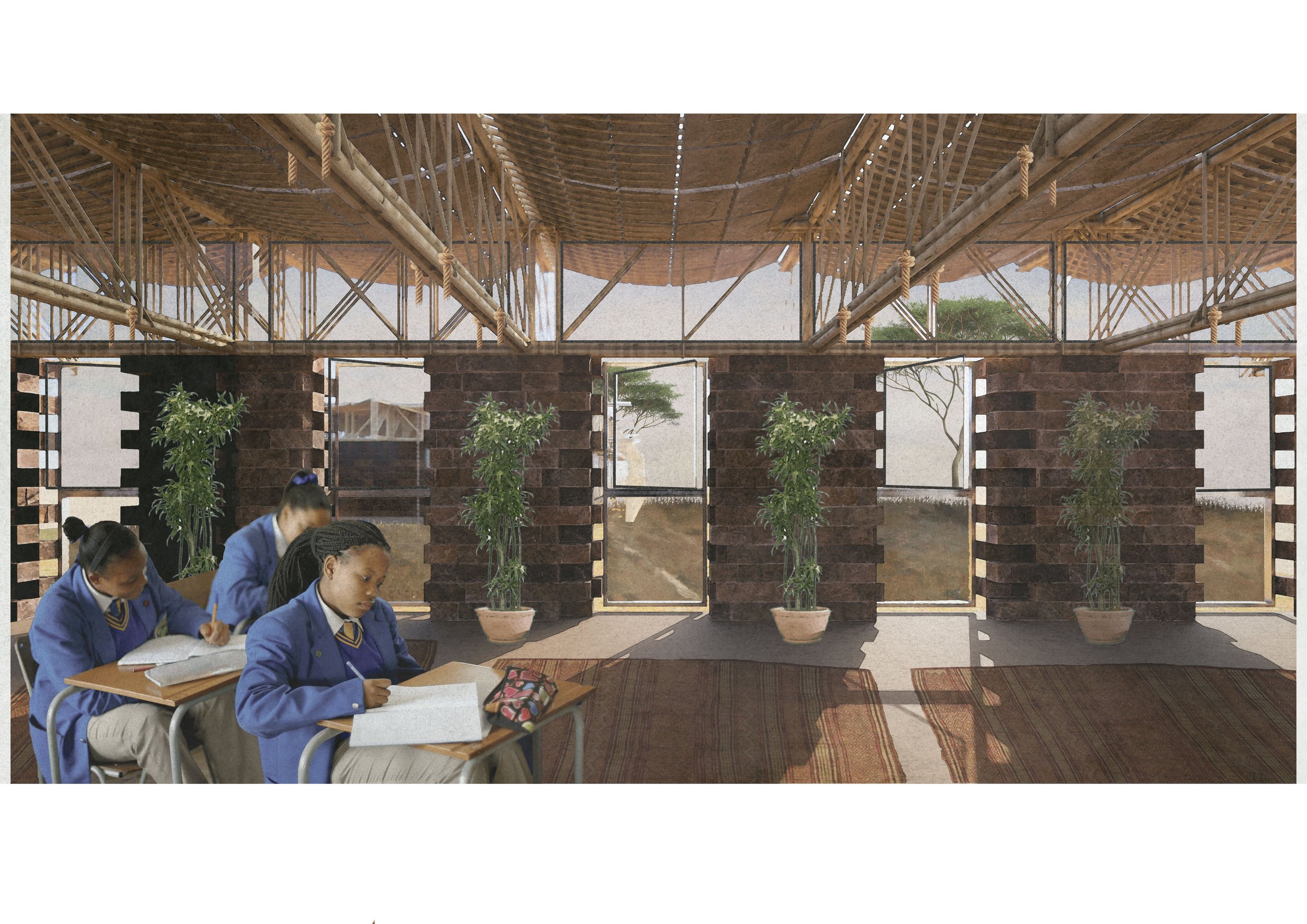 Secondary school in Djilakh, Senegal