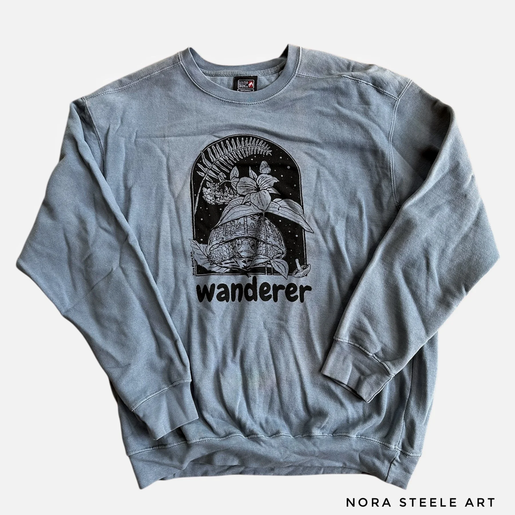 Wanderer - Up-cycled Sweatshirt - LARGE