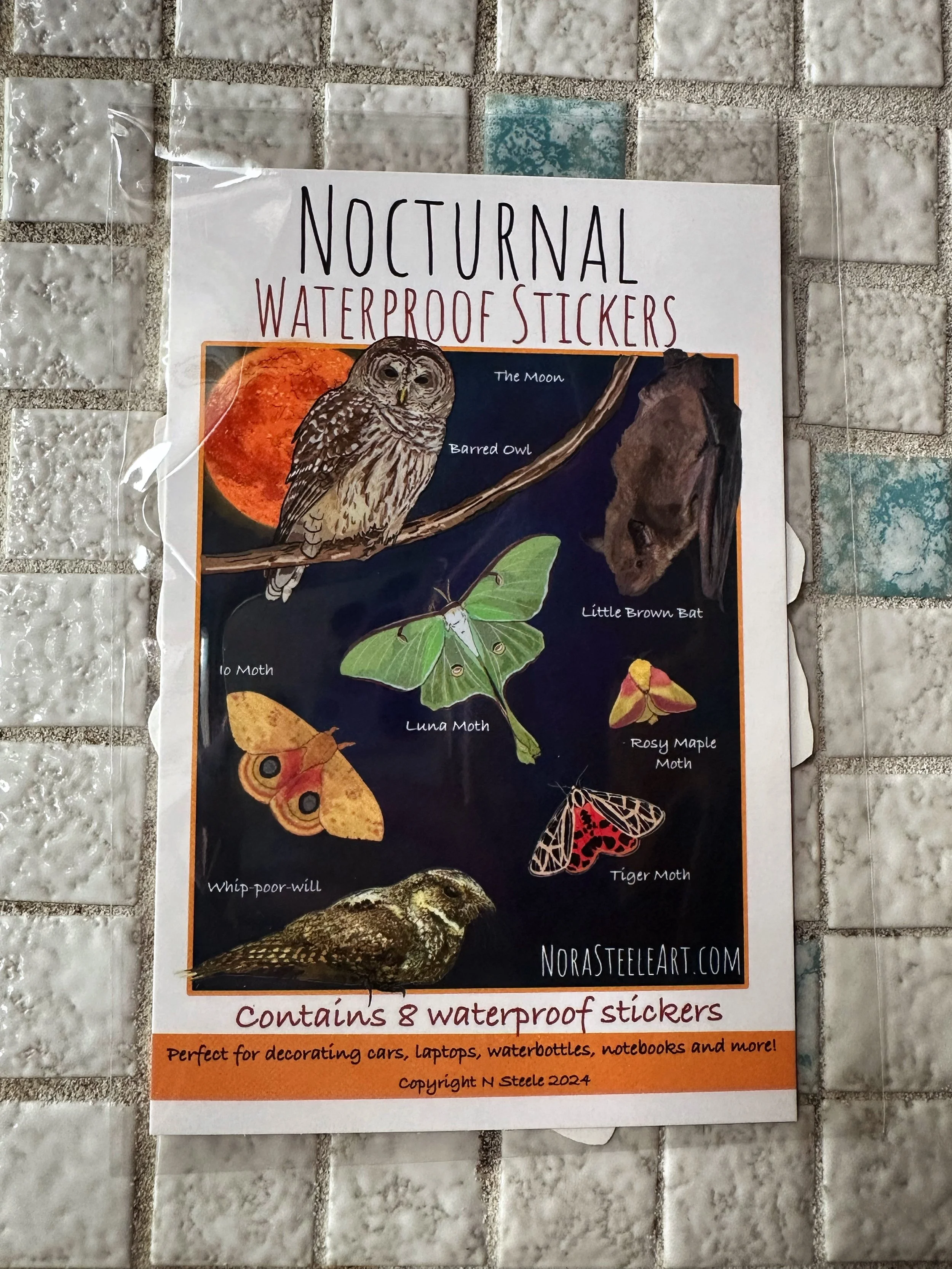 Nocturnal sticker pack