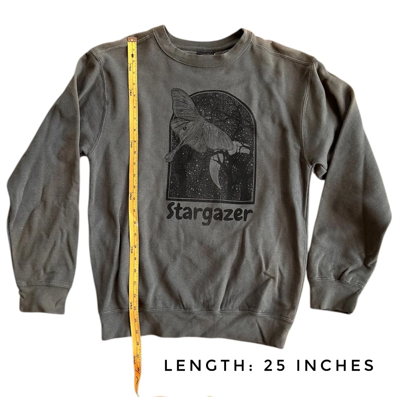 Sweatshirt length 25 inches