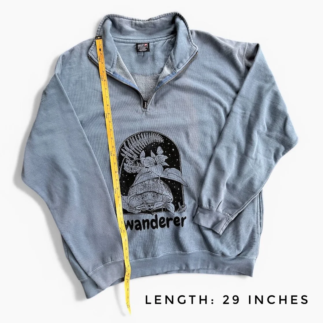Sweatshirt length 29 inches