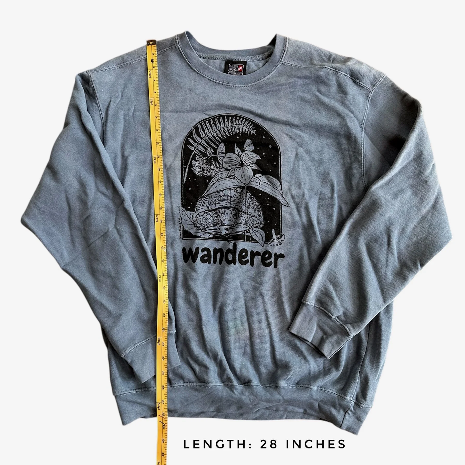 Sweatshirt length 28 inches