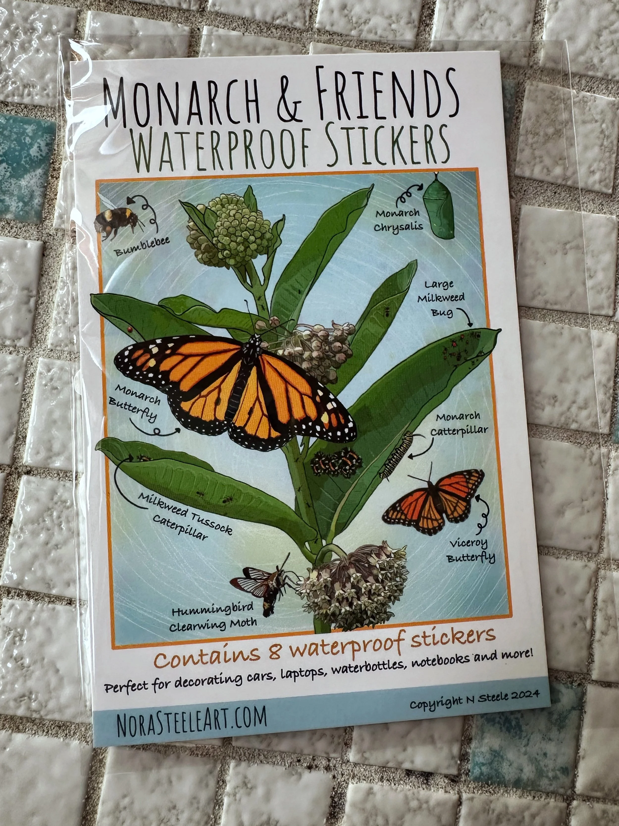 Monarch friends sticker pack