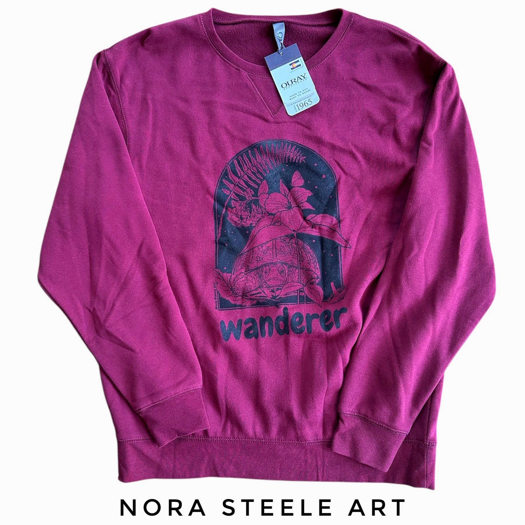 Wanderer - Up-cycled Sweatshirt - SMALL