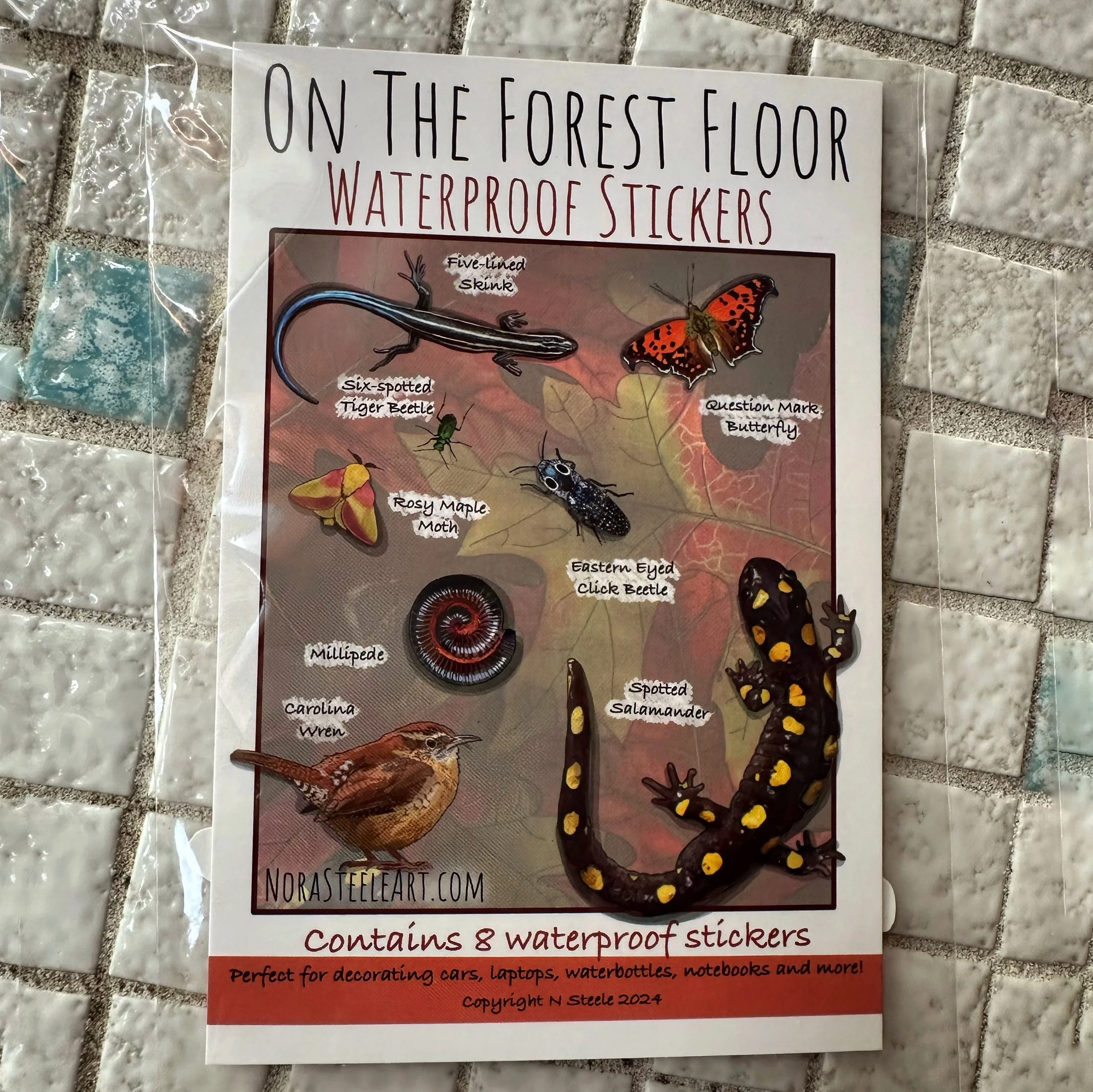 On the forest floor sticker pack