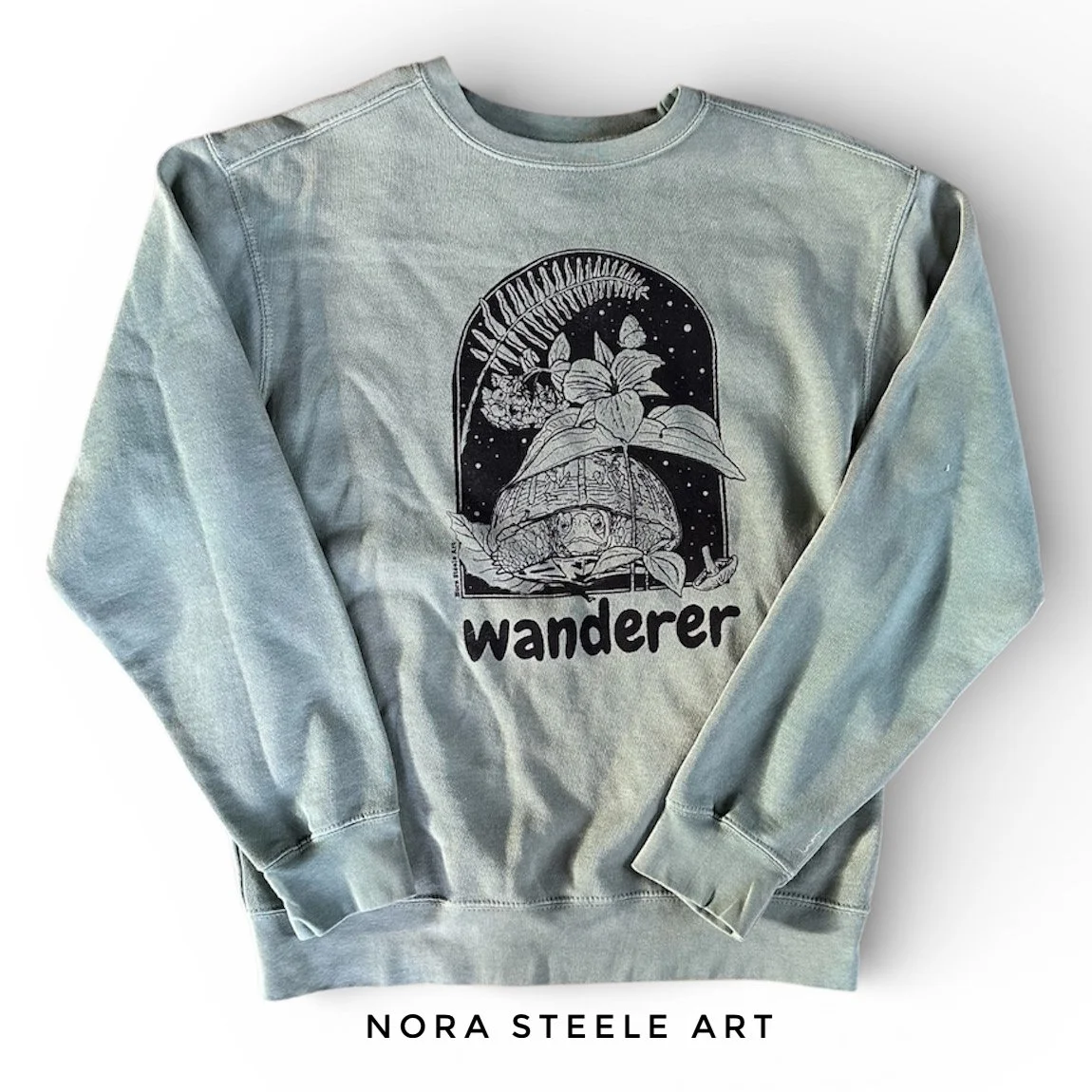 Wanderer- Up-cycled Sweatshirt - SMALL