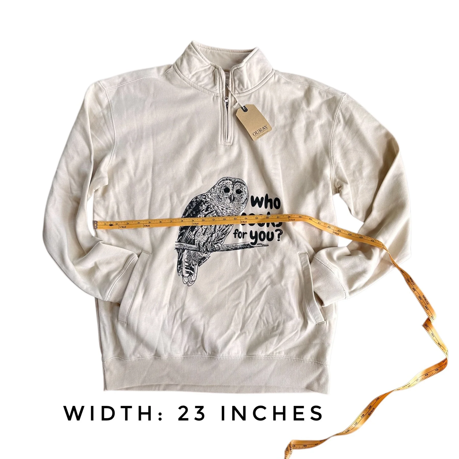Sweatshirt length 30 inches