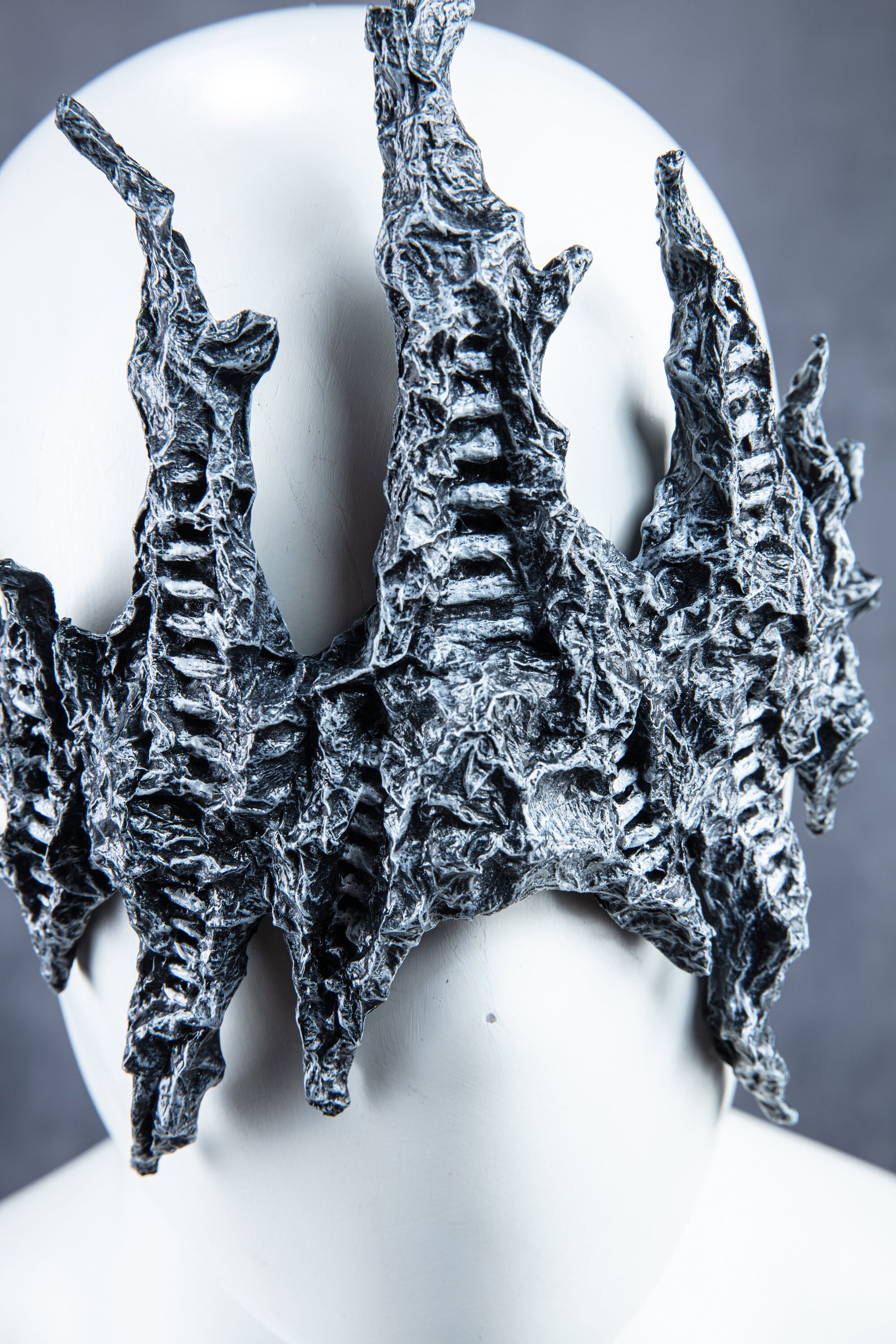 Masque aveugle dark et horreur zoomé
