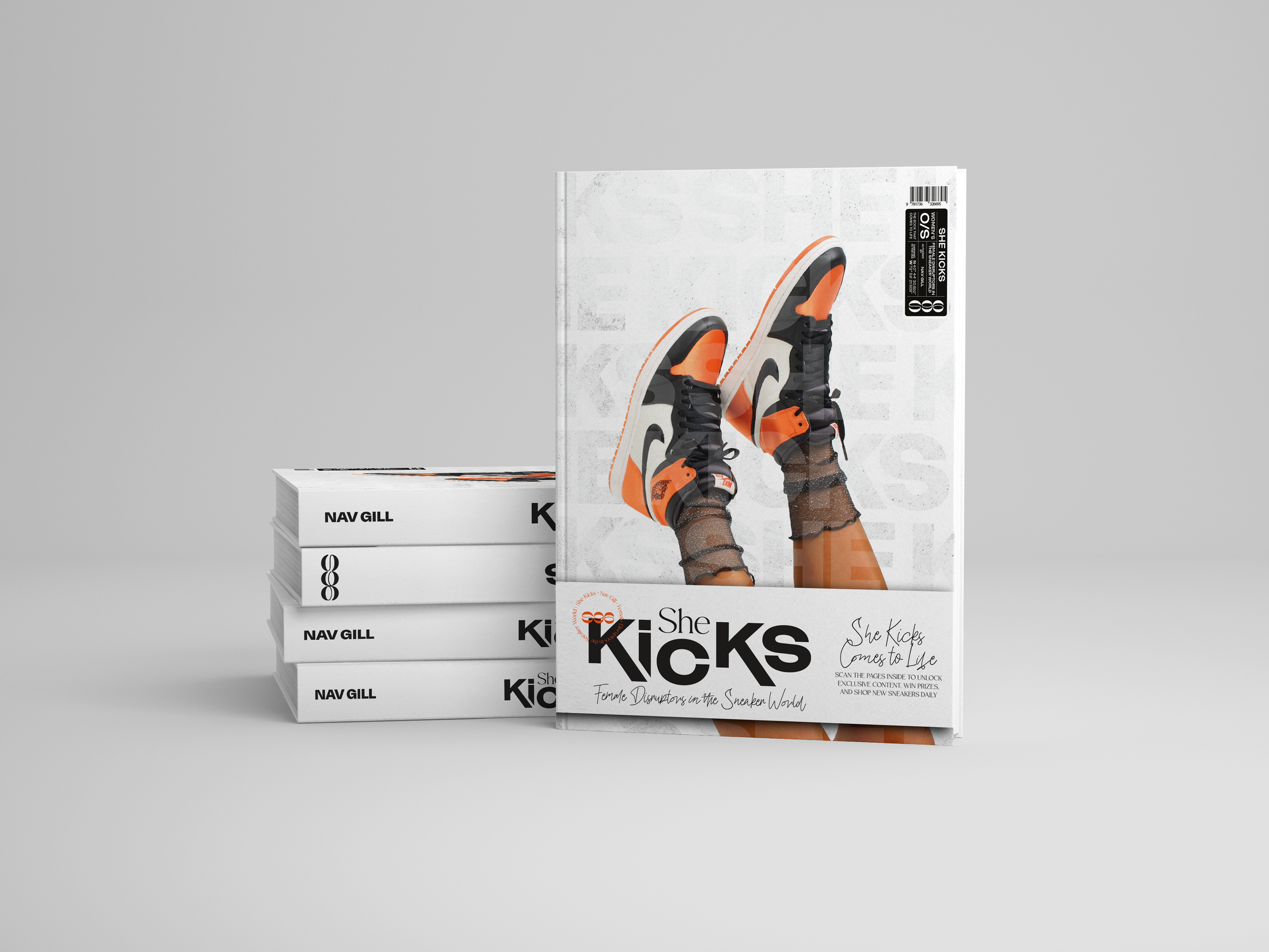 She Kicks Nav Gill Womens Sneaker Book Cover Air Jordan 1 Satin Shattered Backboard AJ1