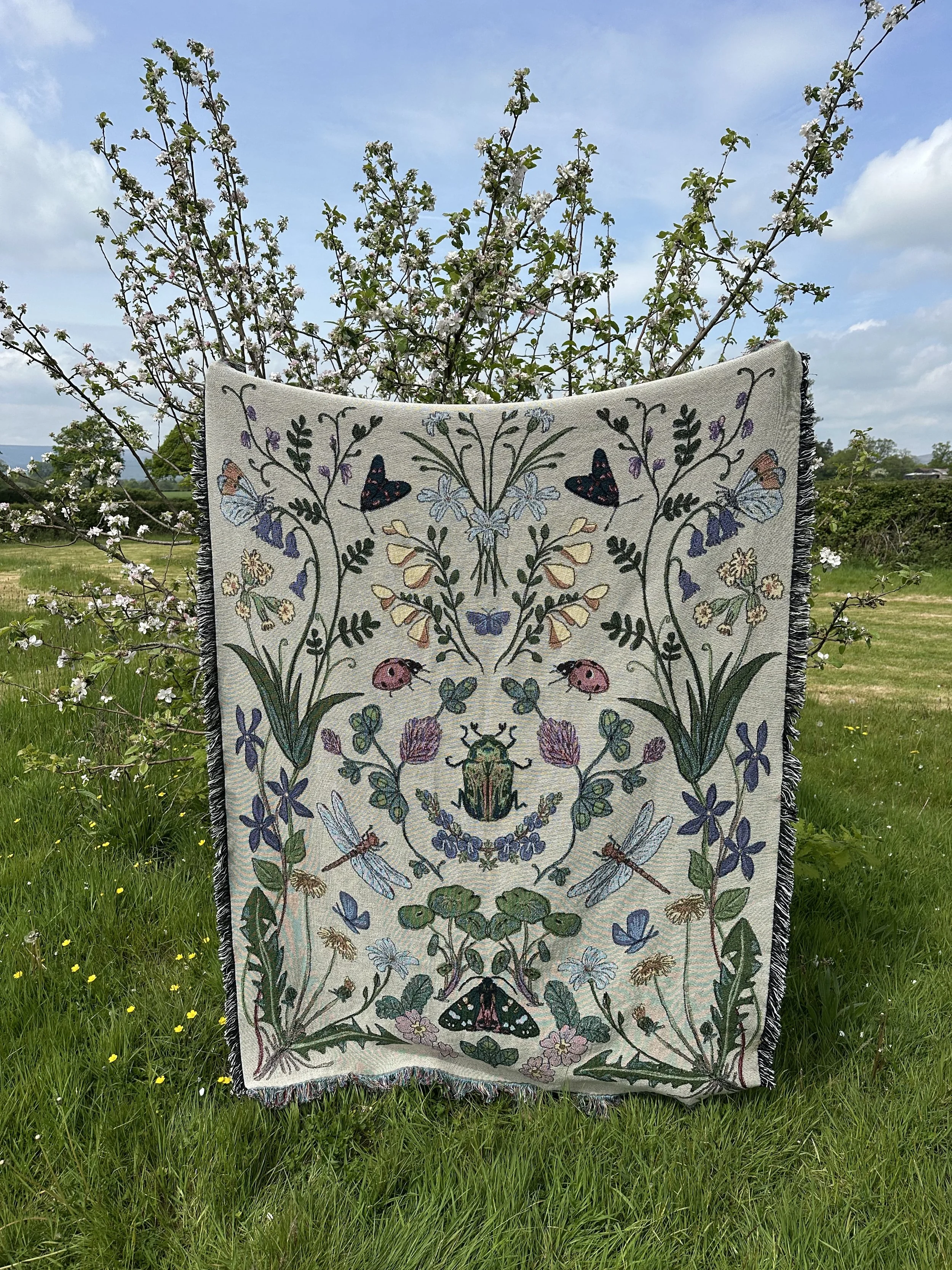 Springtime tapestry design