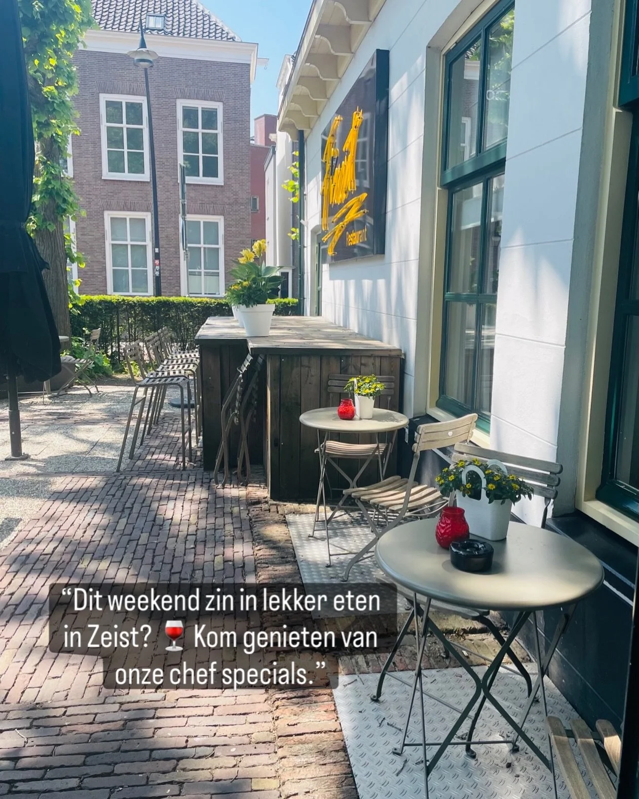 &ldquo;Dit weekend zin in lekker eten in Zeist? 🍷 Kom genieten van onze chef specials.&rdquo; #zeist #finediningexperience #uiteten #uiteteninzeist