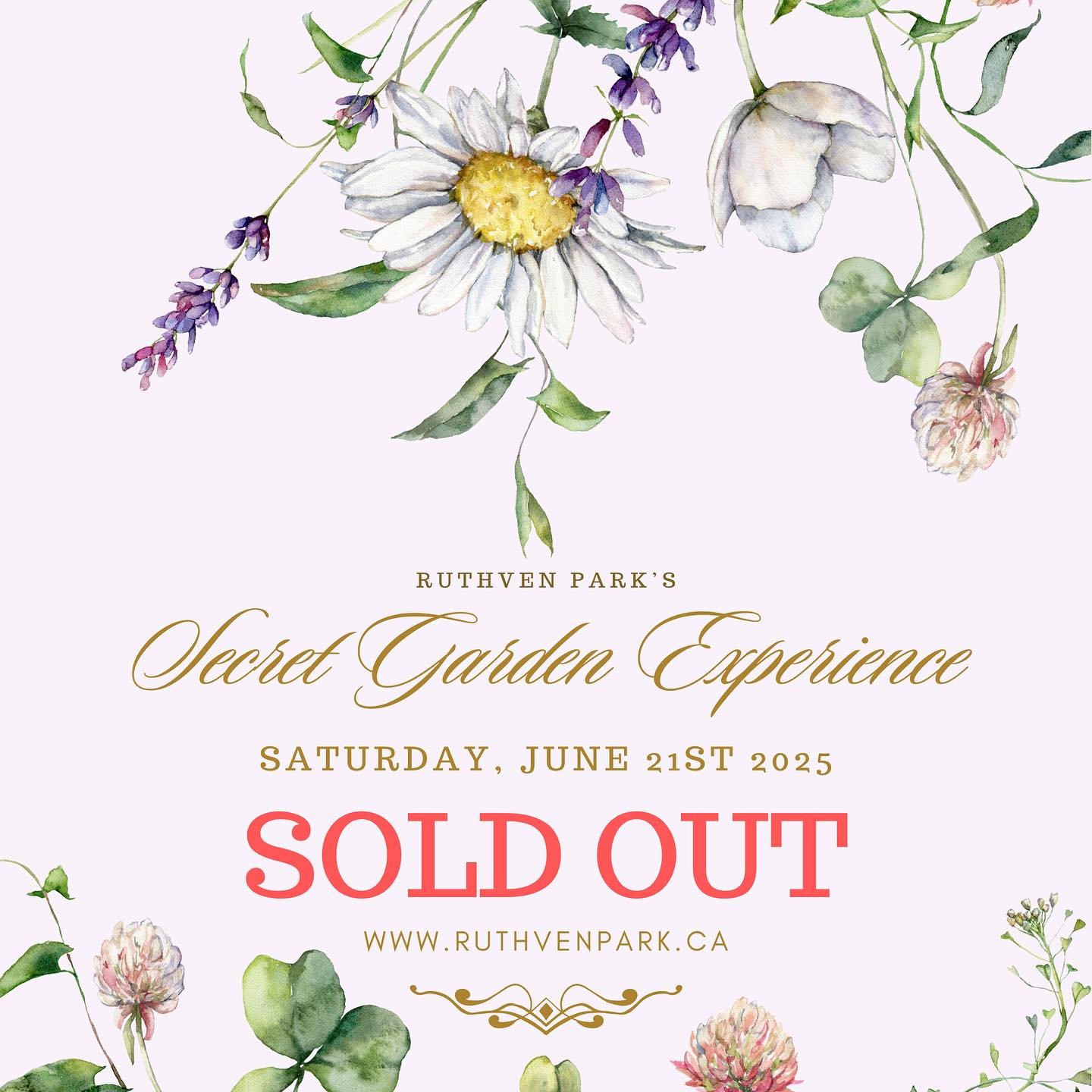 Secret Garden Experience - Sold Out! 🌸🌺
We are very excited to kick start the summer with this magical event of floral artistry, history, and indulgent cream teas. 

Missed out on this event? Not to worry! There are a number of unique experiences c