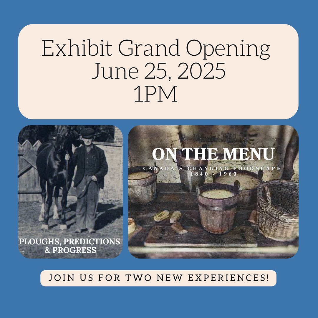 Join us at Ruthven Park National Historic Site special double exhibit launch on Wednesday, June 25, 2025 at 1:00 PM, and explore how food and farming helped shape Canada&rsquo;s cultural landscape.

🍽️ What&rsquo;s on the Menu: Canada&rsquo;s Changi