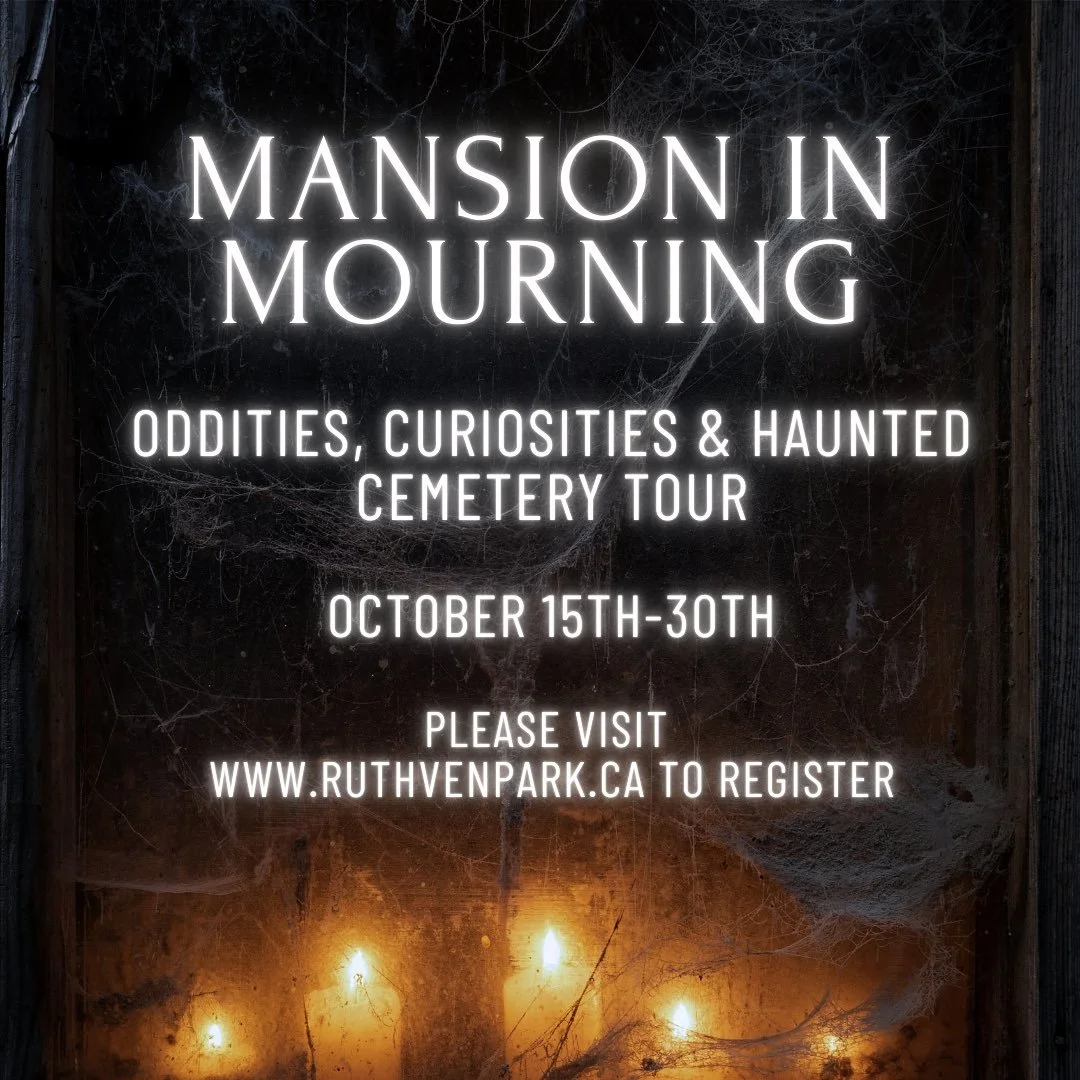 🕯️The Mansion in Mourning 🕯️ 

SPOTS STILL AVAILABLE!! 🎃 

Step inside a Victorian mansion draped in mourning, where superstition, 19th century sickness, and unease linger in every corner&hellip;

Then follow a lantern-lit path to the haunted ceme