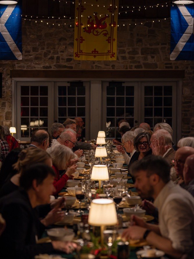 Ruthven Park&rsquo;s 4th Annual Burns Supper was a truly unforgettable evening, filled with lively entertainment and plenty of good cheer. Guests gathered to honour the legacy of Robert Burns, enjoying time‑honoured customs such as the piping in of t