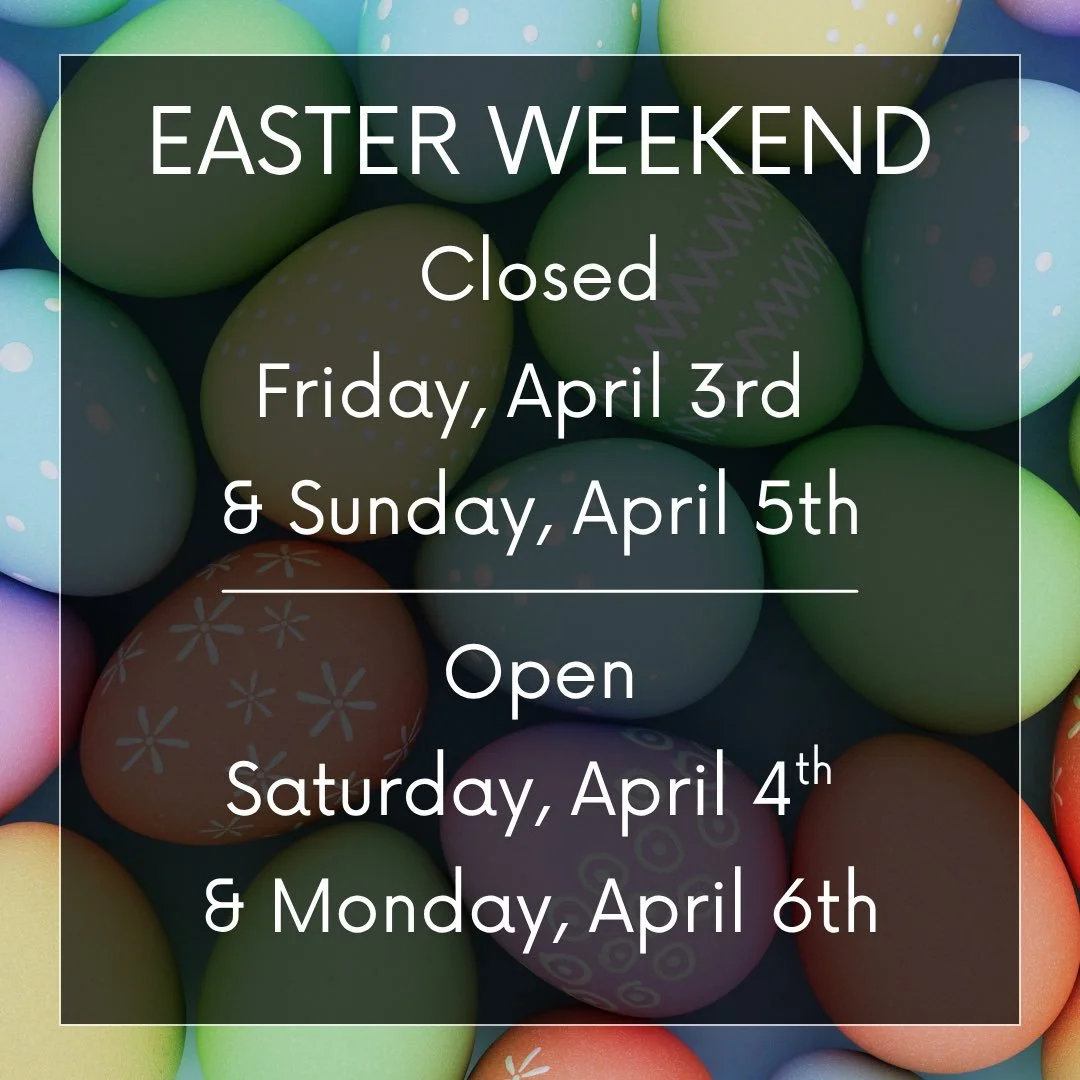 Easter Weekend Hours

Ruthven Park will be closed Friday, April 3rd and Sunday, April 5th. We will be open Saturday, April 4th from 10 a.m. to 4 p.m. and will return to regular hours on Monday, April 6th.
