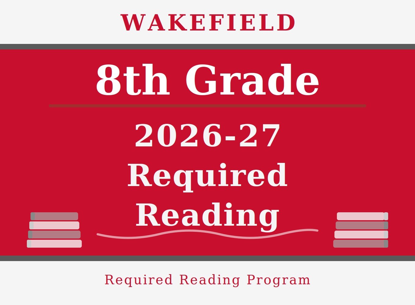 8th Grade English Year Long Required Reading