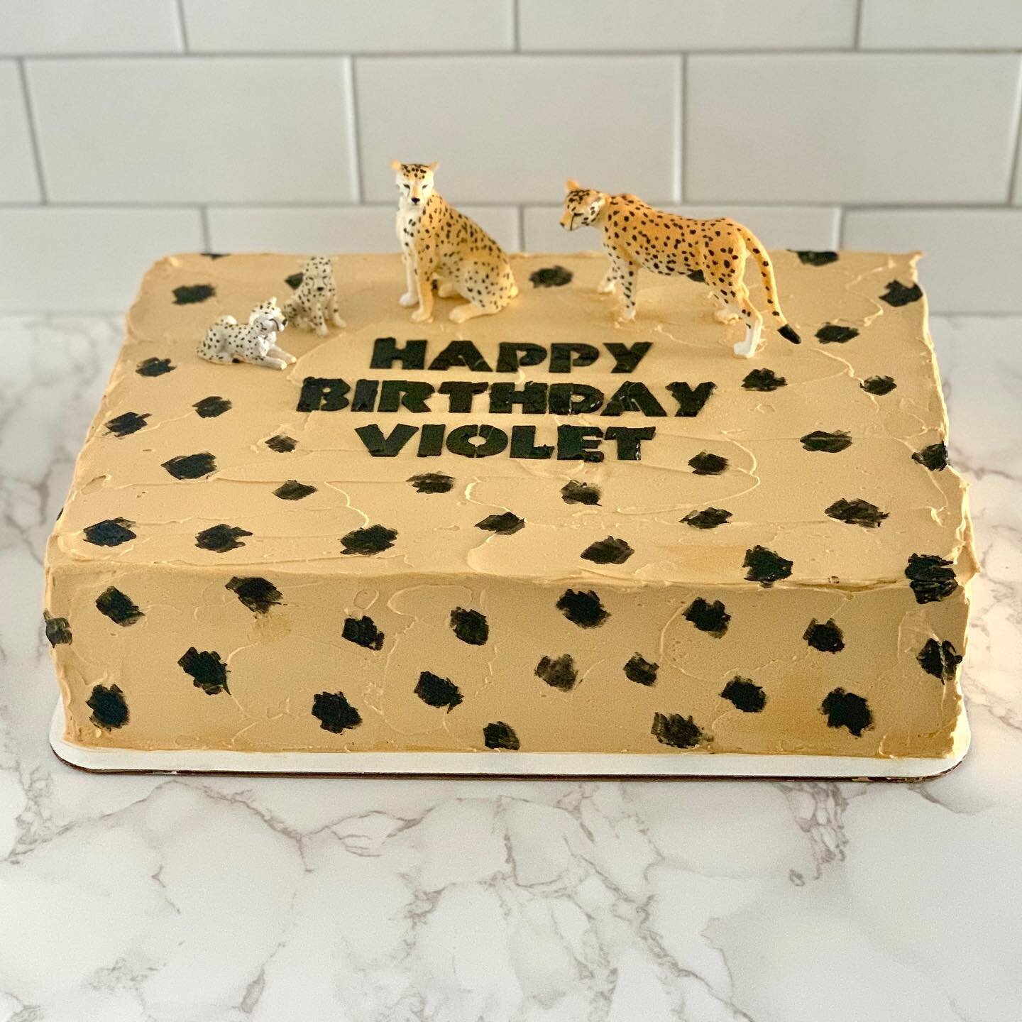 When your birthday falls on National Cheetah Day 🐆

Confetti cake with vanilla buttercream