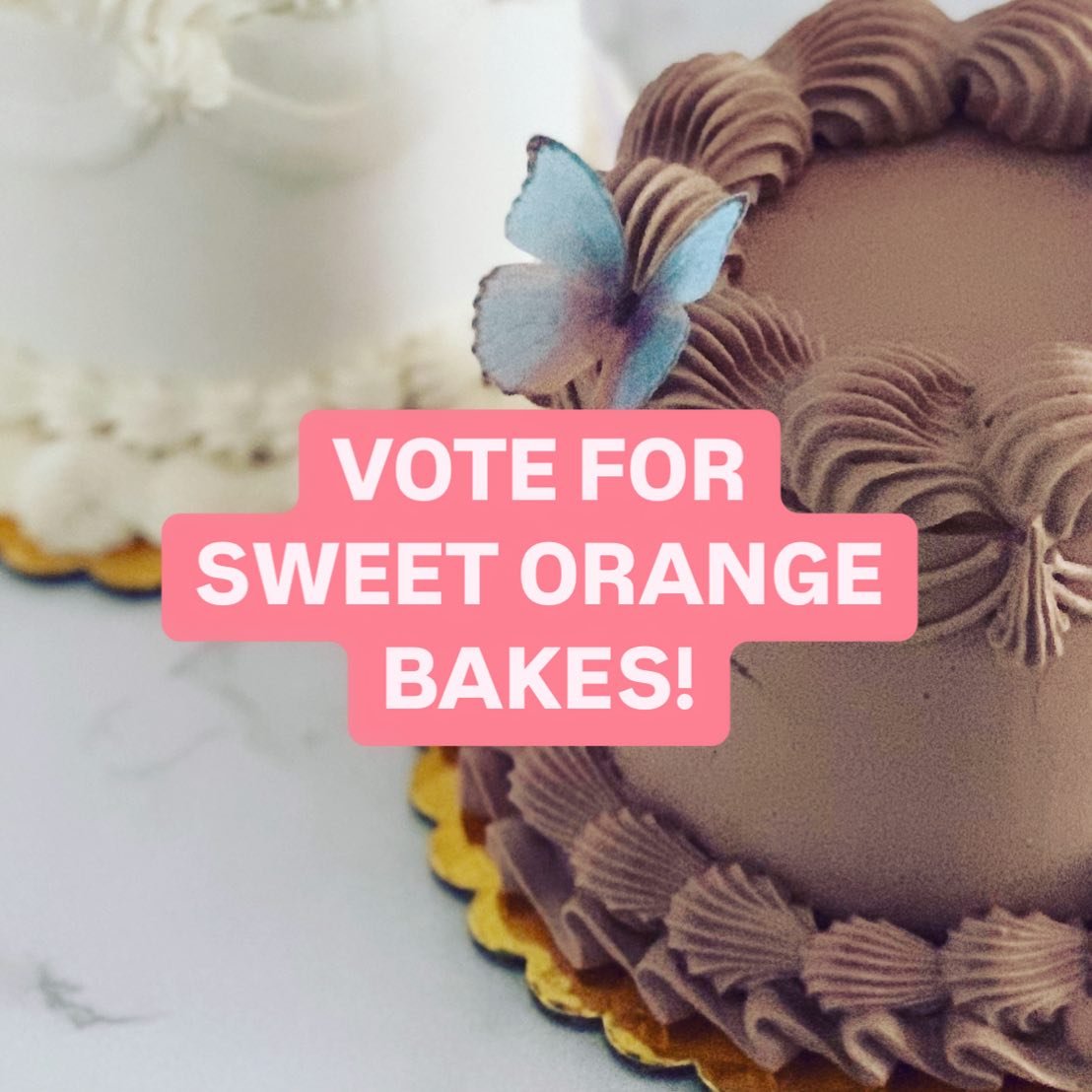 Sweet Orange Bakes is nominated for @suburbanessex Best Boutique Bakery, and we need your support!

Voting ends Oct 16 so please take a moment to vote and spread the word - link is in profile and highlights!

Thank you!! ❤️
