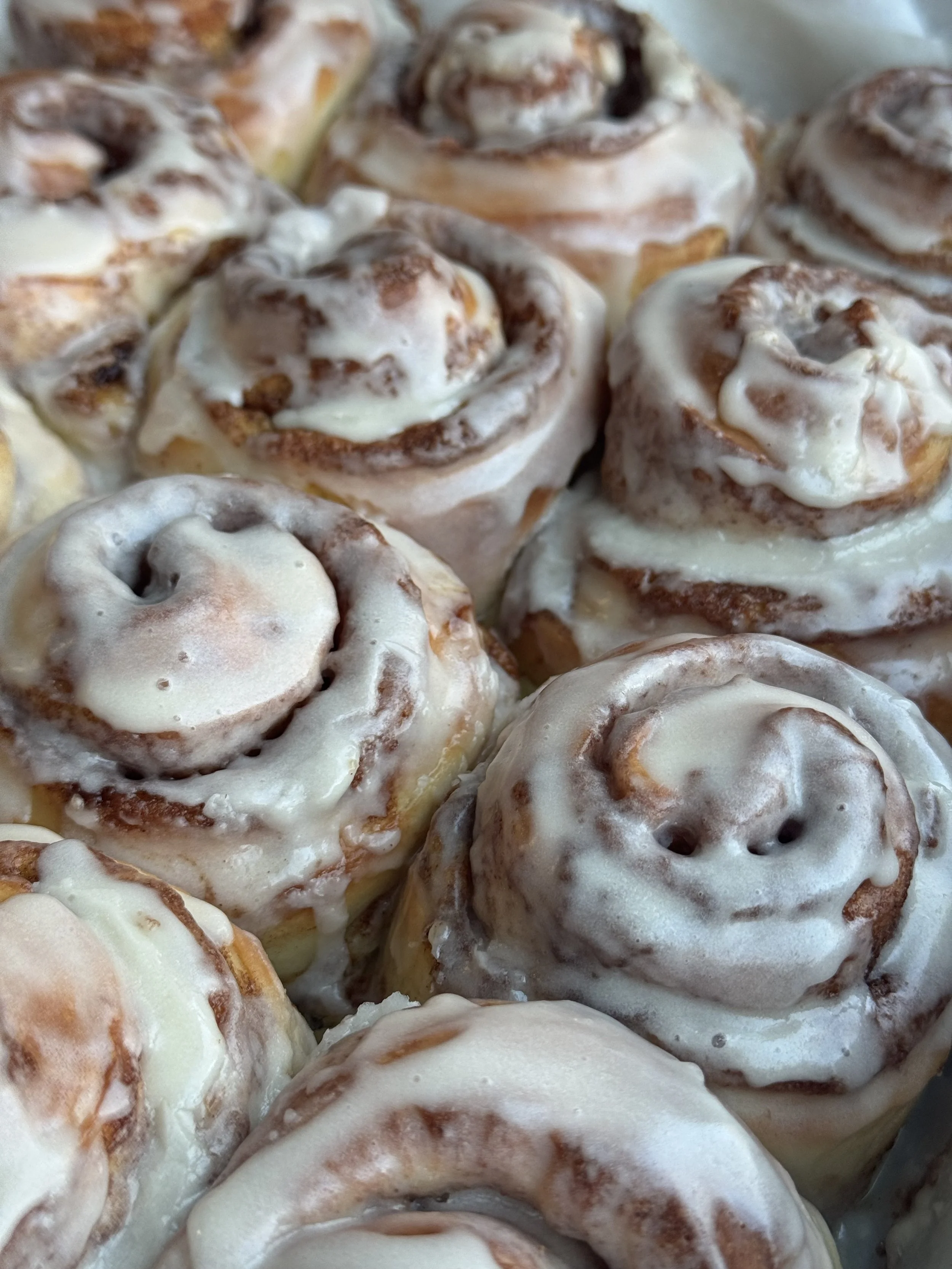 Cinnamon buns - Saturday only