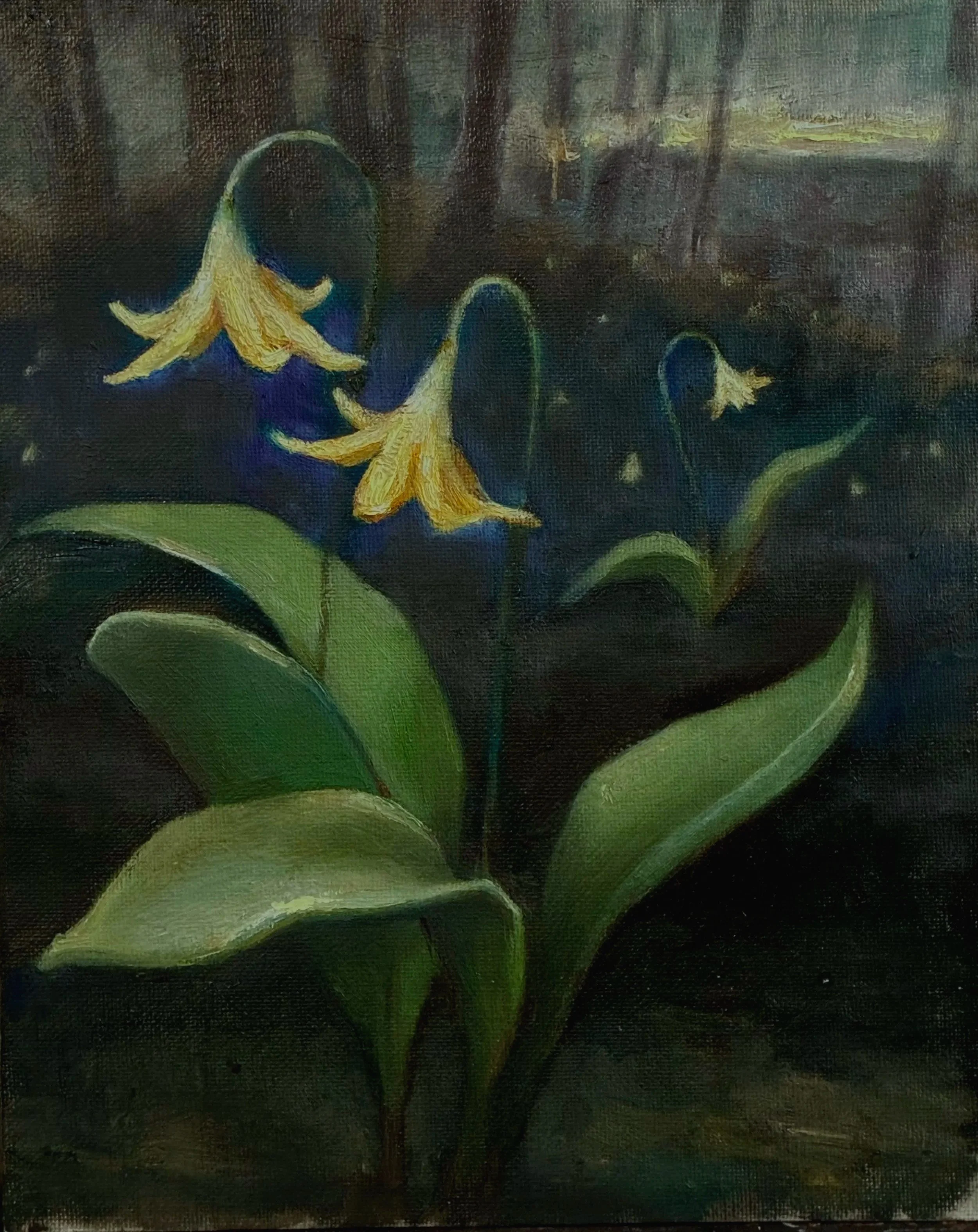 'A Honey Kiss Morning'
8x10 inch    Oil paint on canvas board
400$