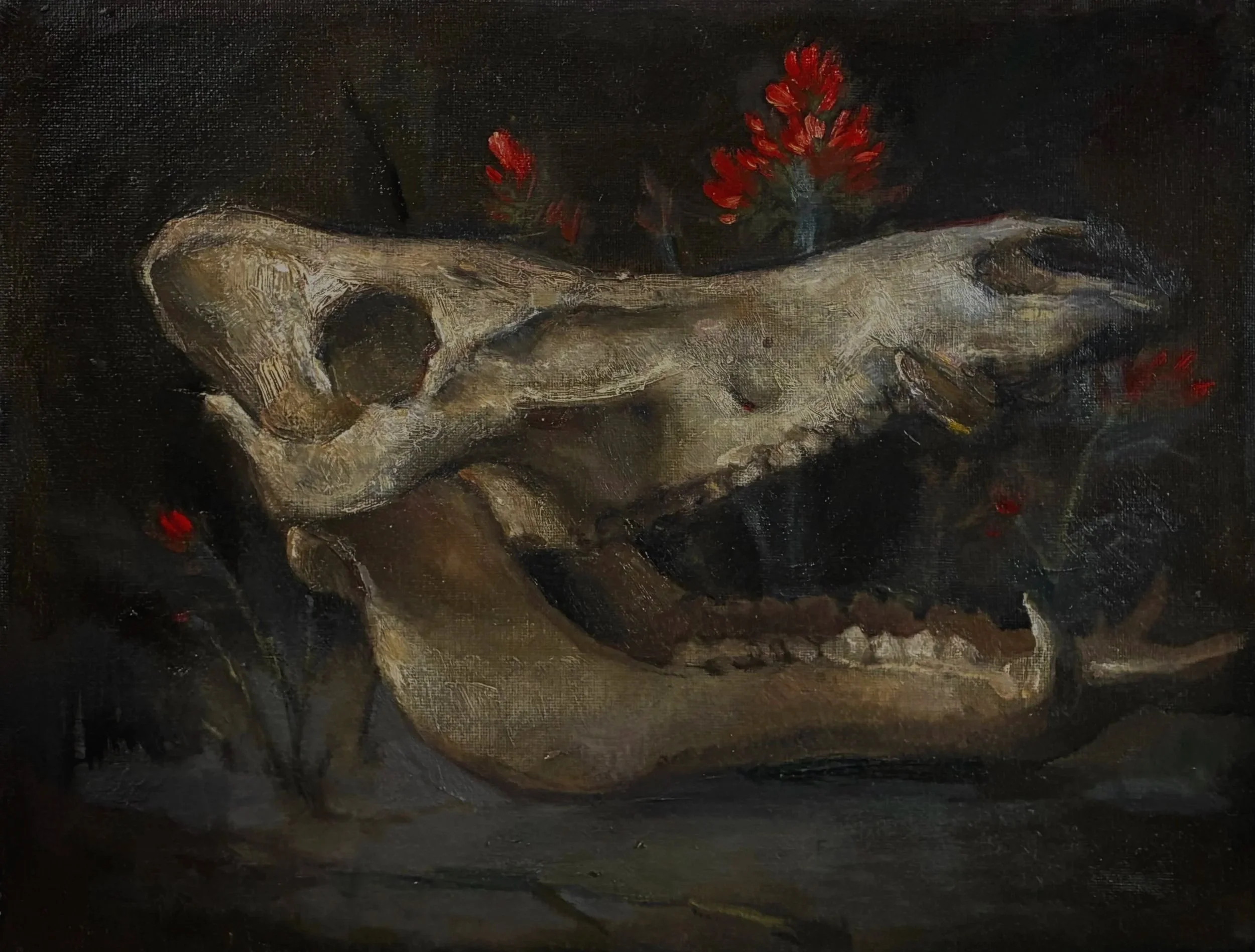 'A Pig and Glory'
11x14 inch    Oil paint on canvas board
400$