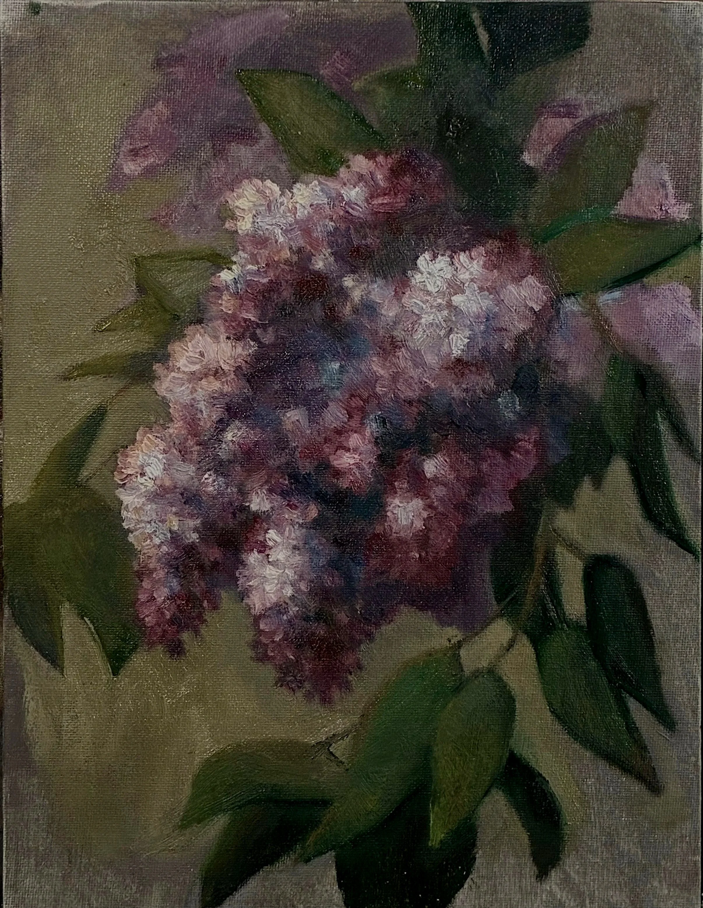 'The Lilac Swoons'
9x12 inch    Oil paint on canvas board
400$