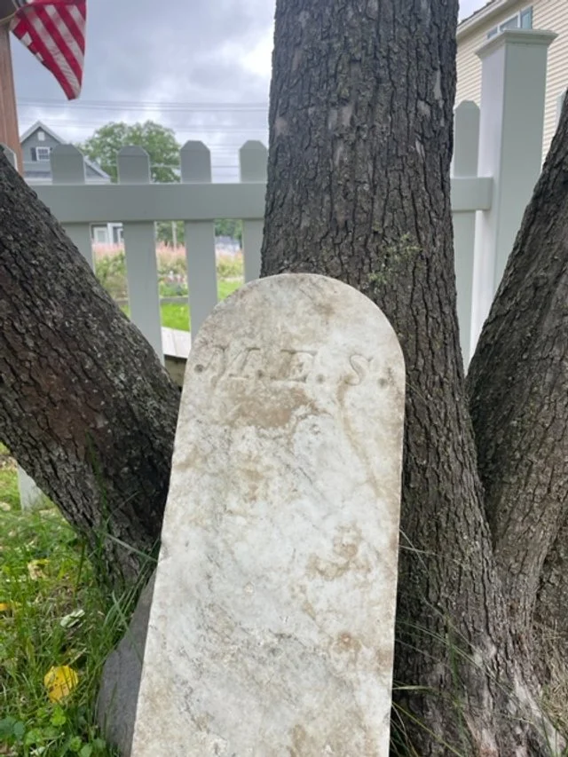 IS THAT A GRAVESTONE?