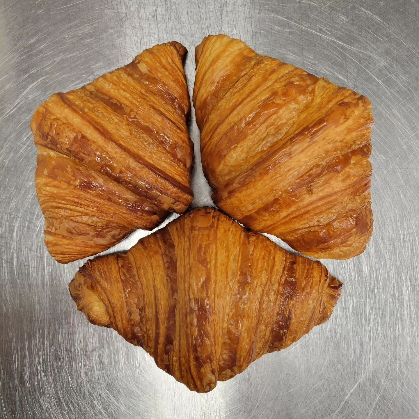 This is about as fancy of a picture as I can take.

#croissant #bakesale #bakesaleindy #viennoiserie