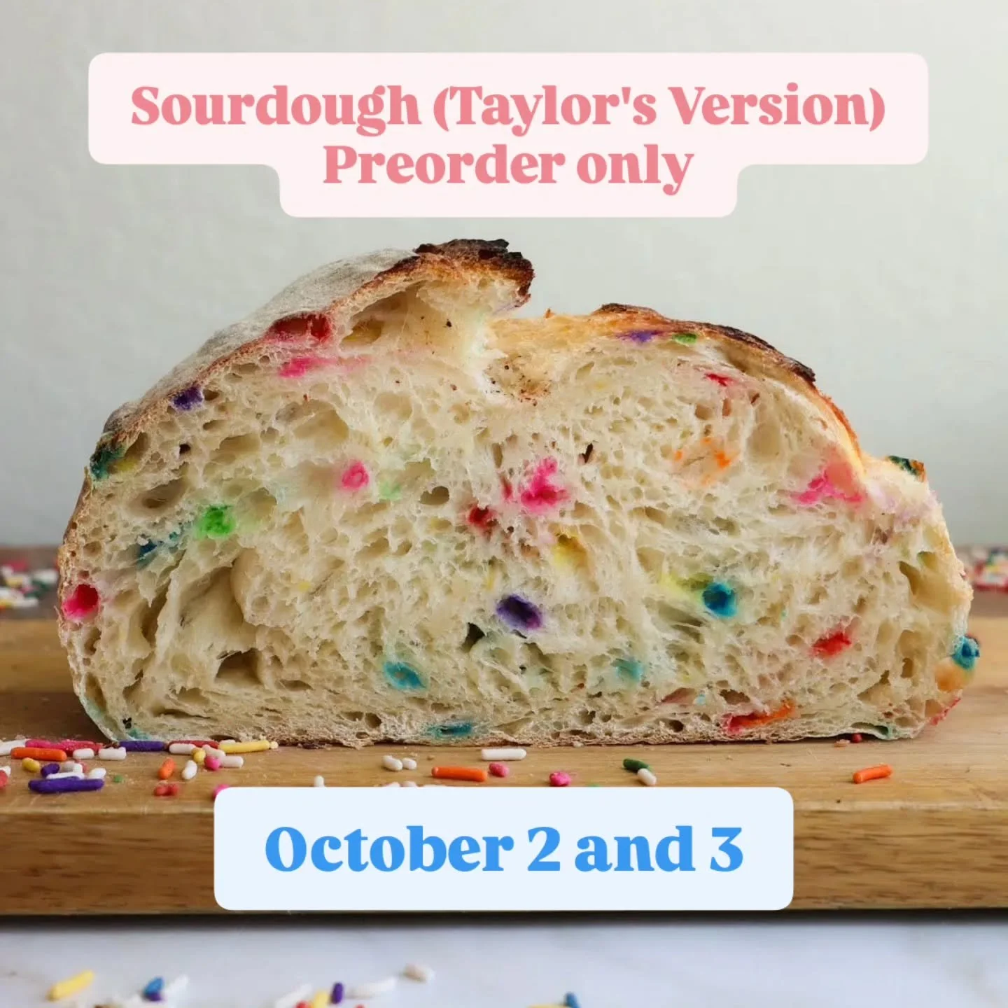 We're doing it.  We will your favorite artists favorite sourdough just in time for her new album.  Whether you are having a midnight release party or you just want to try it, this loaf won't leave you broken hearted.

Slightly sweet with a hint of va