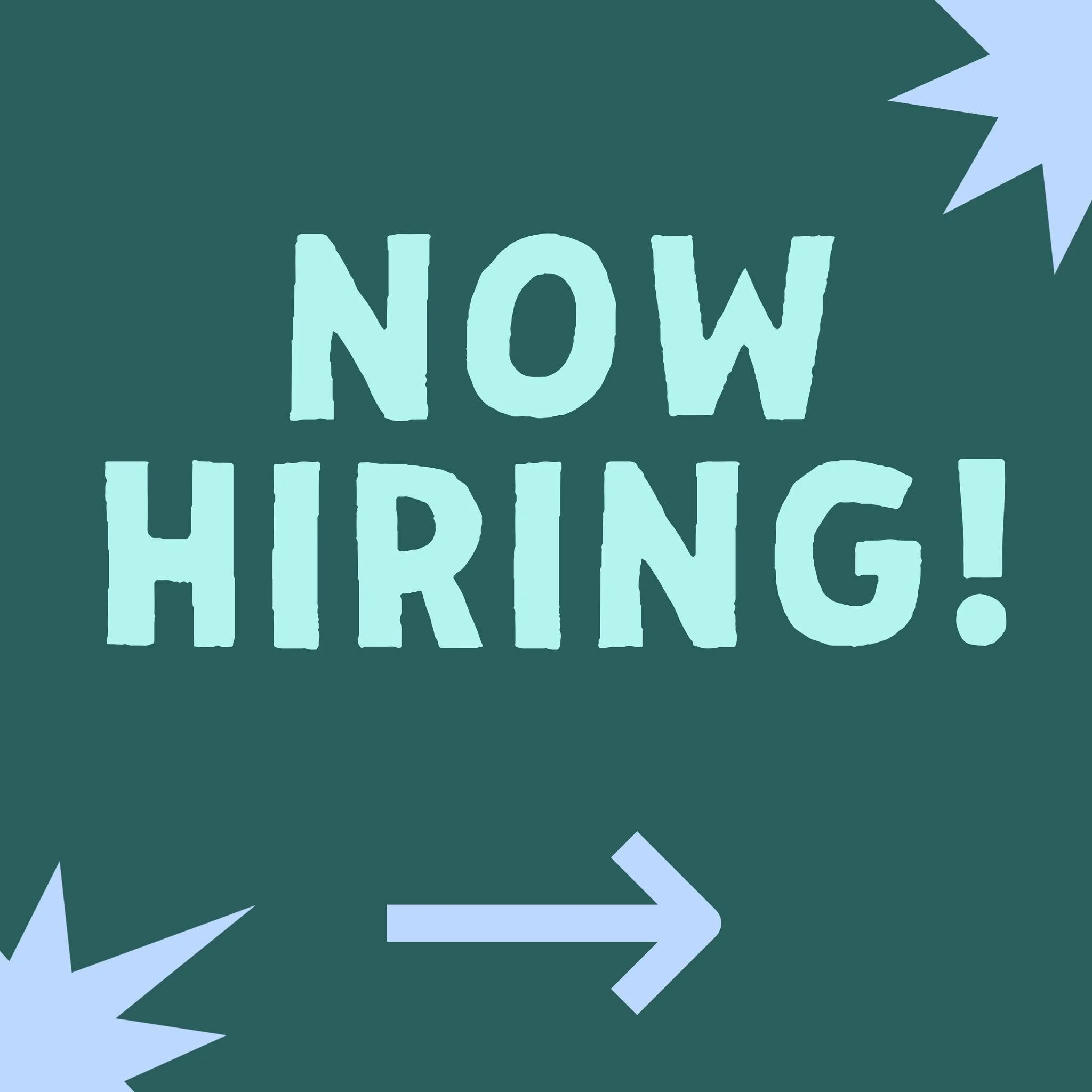 Join our team! Now accepting applications for both front and back of house positions - full or part time.