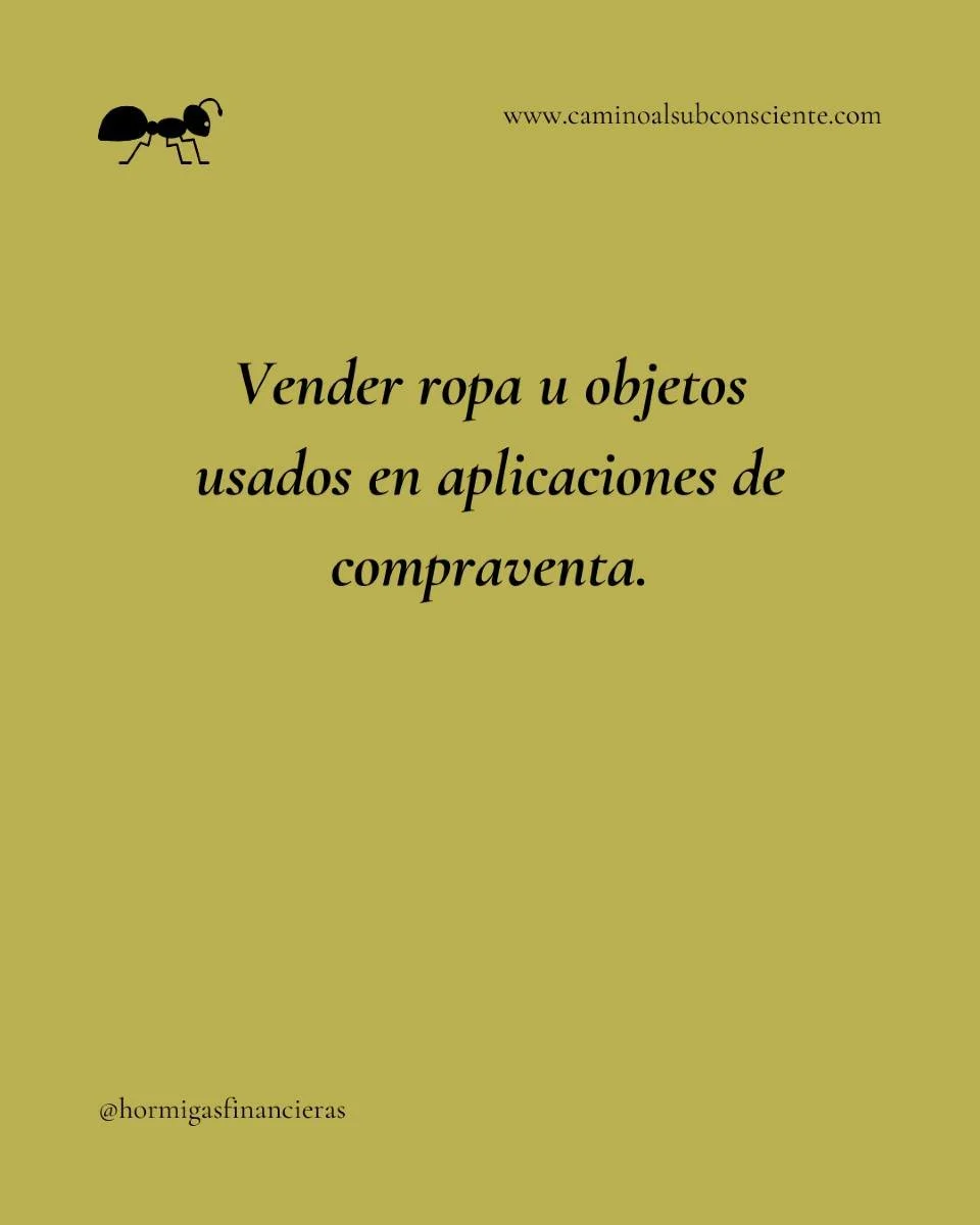 Hola Hormigas!! Todo aquello que tenemos, &iquest;Es susceptible de venderse?. &iquest;Todo lo material tiene mercado si est&aacute; en buen estado?. &iquest;Aunque sea de segunda mano?.

Hay innumerables aplicaciones de venta de cualquier cosa. &iqu