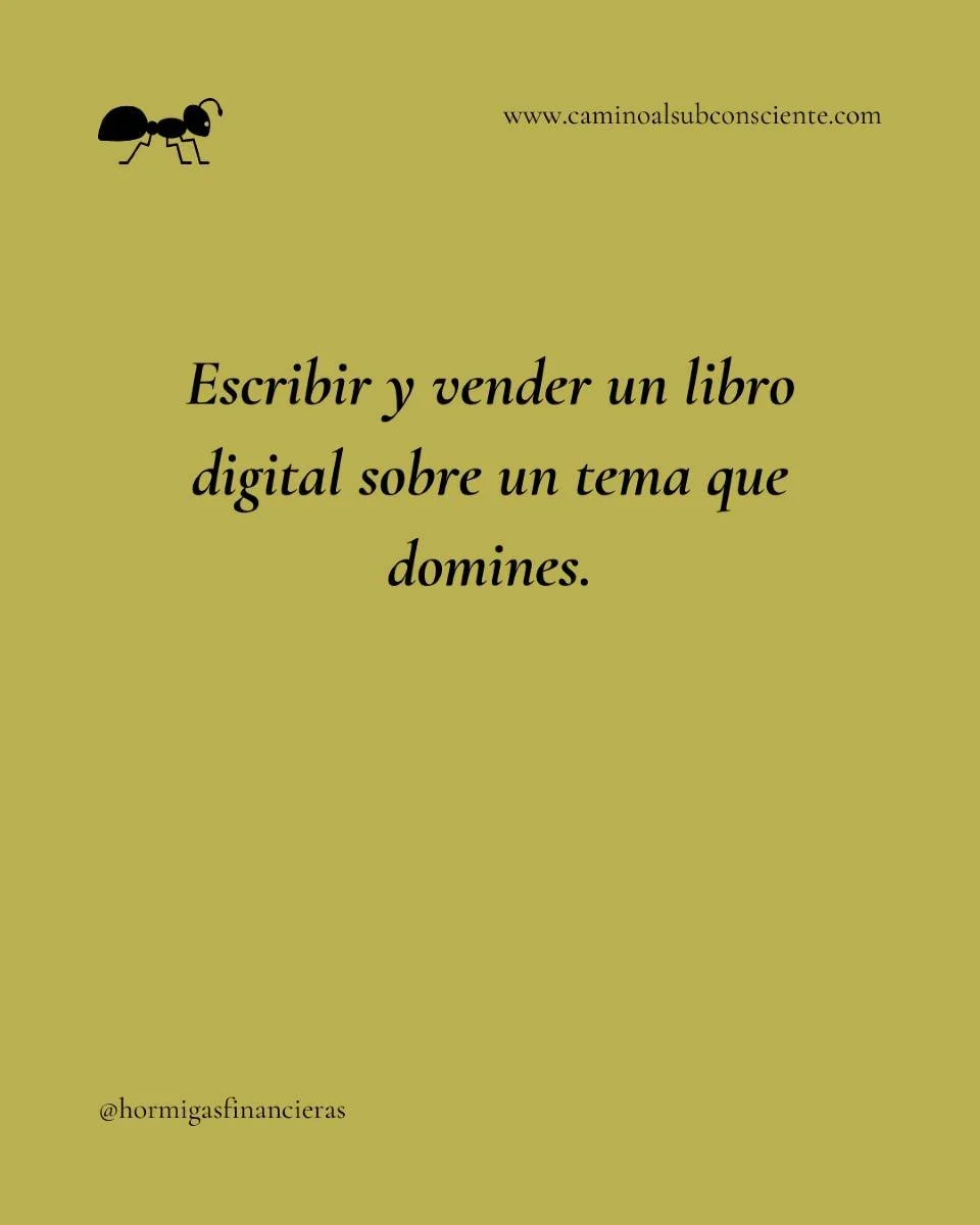Hola Hormigas!! De entre las m&uacute;ltiples formas que tenemos de aumentar o diversificar nuestros ingresos, atrevernos puede ser clave para poderlo lograr.

Nuestras habilidades y nuestro conocimiento puede ser monetizable, el autoconocimiento es 