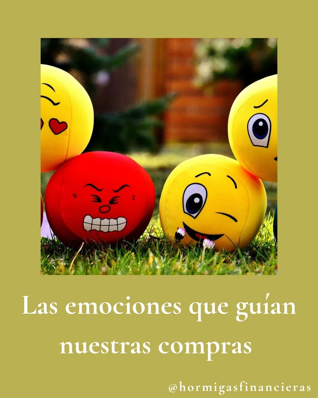 Hola Hormigas!! Tus decisiones financieras muchas veces las toma tu subconsciente.

Identificar la emoci&oacute;n detr&aacute;s de cada compra es el primer paso para recuperar el control.

👉 &iquest;Con qu&eacute; emoci&oacute;n conectas m&aacute;s 