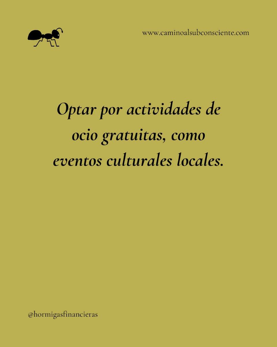 &iquest;Qui&eacute;n dijo que disfrutar implica gastar?.
Muchos creen que el ocio solo vale si cuesta dinero pero la realidad es que las experiencias m&aacute;s enriquecedoras suelen ser las que no aparecen en tu tarjeta bancaria.

Optar por activida
