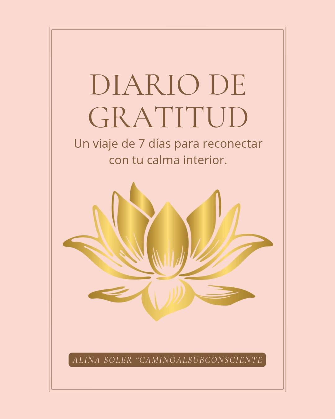 A veces solo necesitas una pausa para volver a ti.
He creado un Diario de Gratitud de 7 d&iacute;as para ayudarte a recuperar tu calma, tu claridad y tu amor propio.
Es gratuito. Empieza hoy. Enlace en mi bio.

#caminoalsubconsciente #gestionemociona